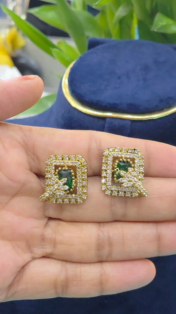Cz studs push back