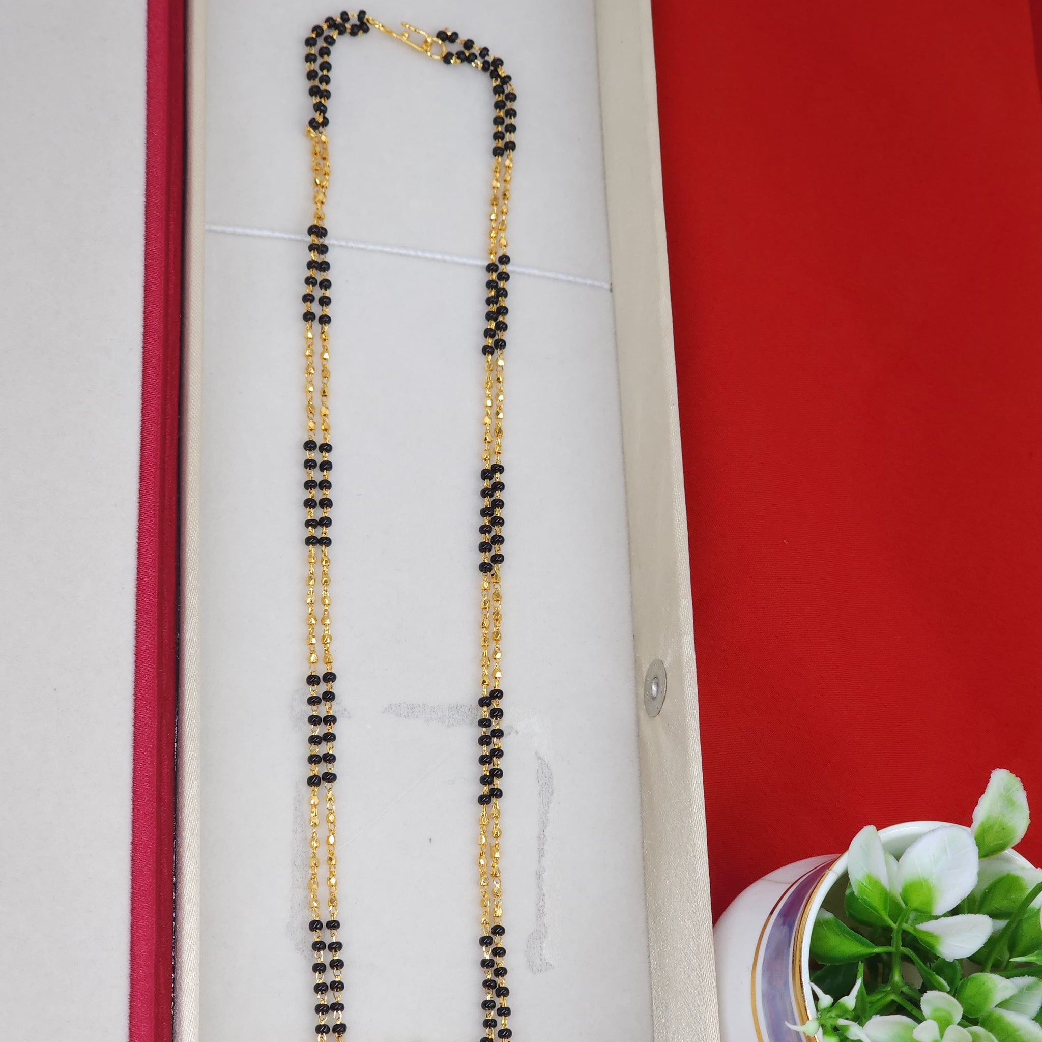 Short Black Beads