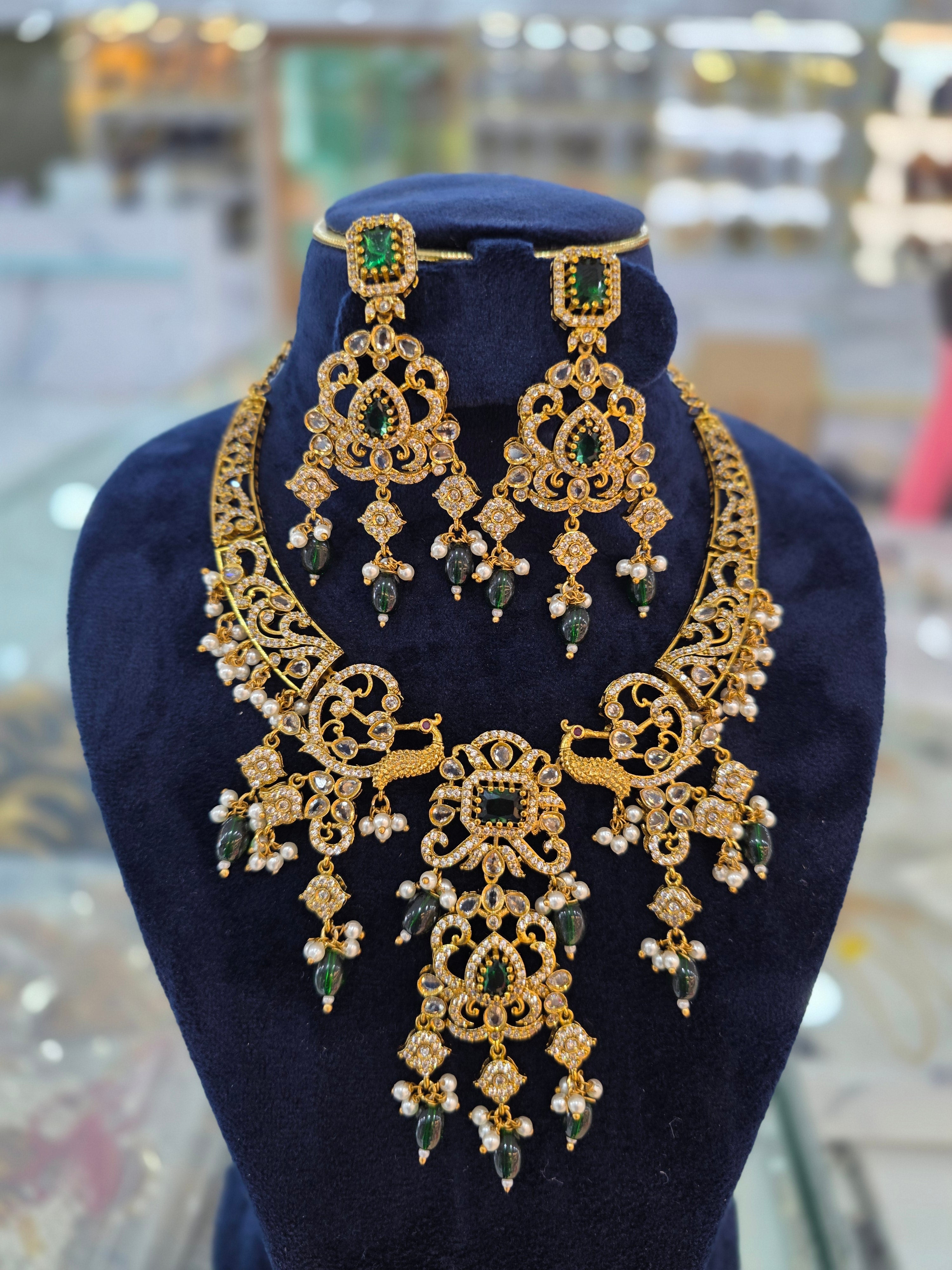 Cz Necklaces Mehandi