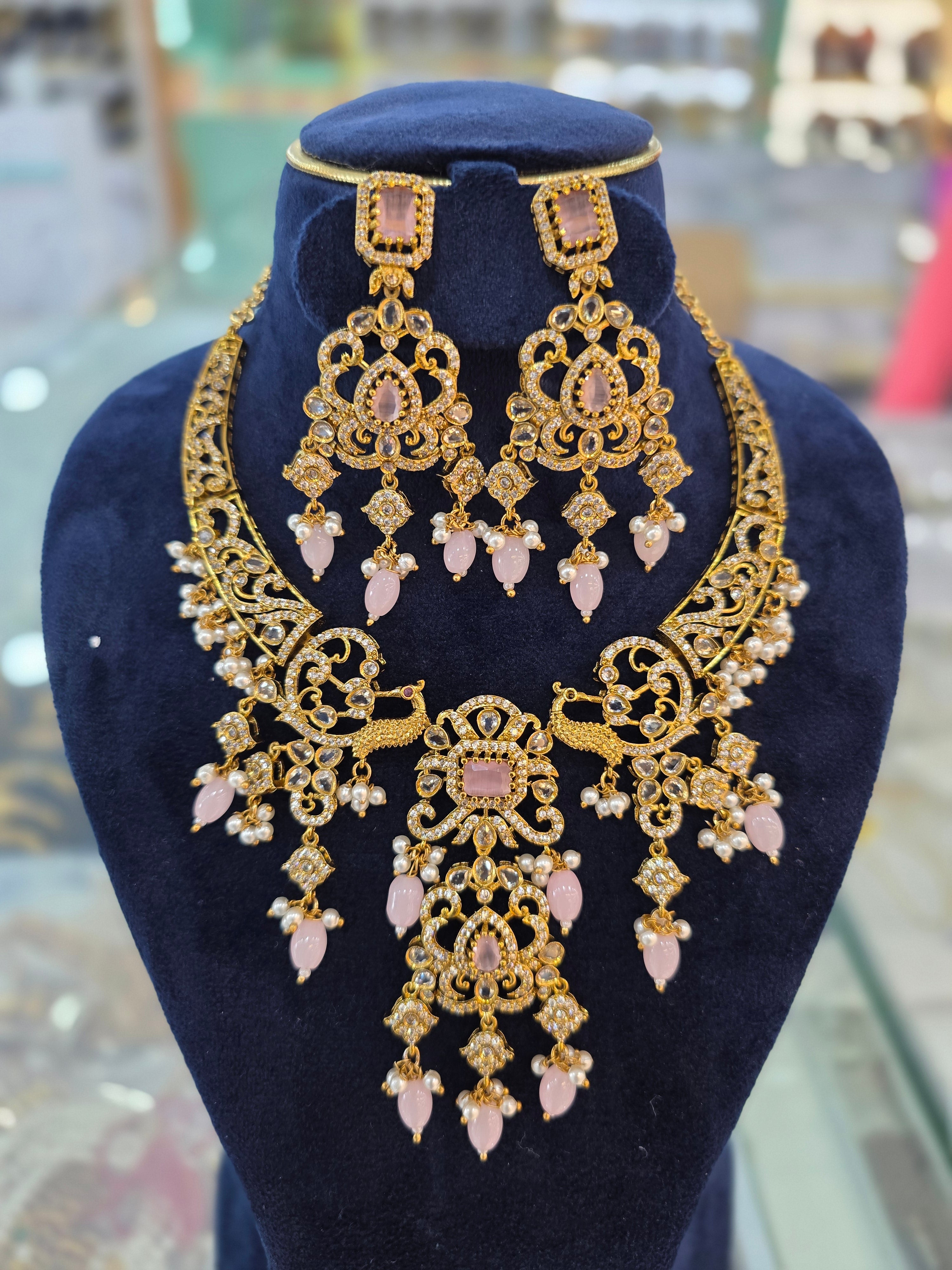 Cz Necklaces Mehandi