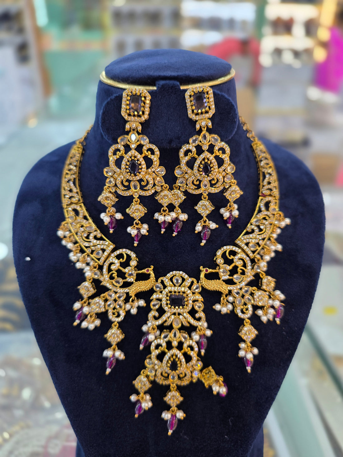 Cz Necklaces Mehandi