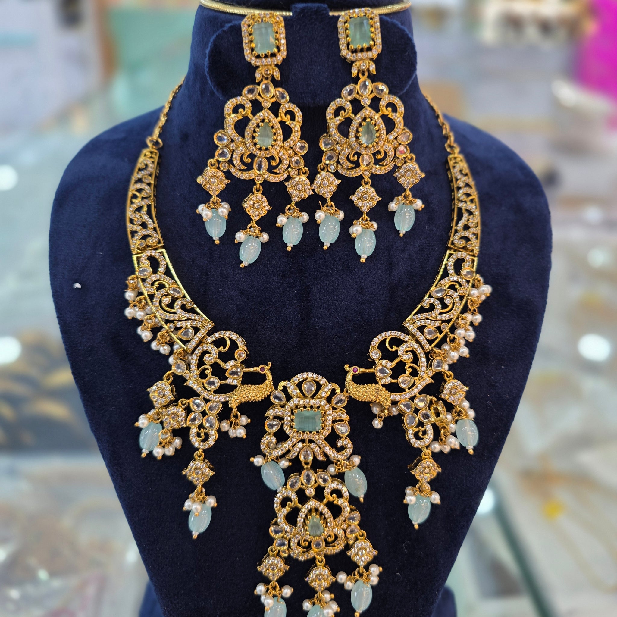 Cz Necklaces Mehandi