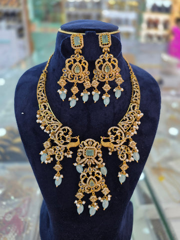 Cz Necklaces Mehandi