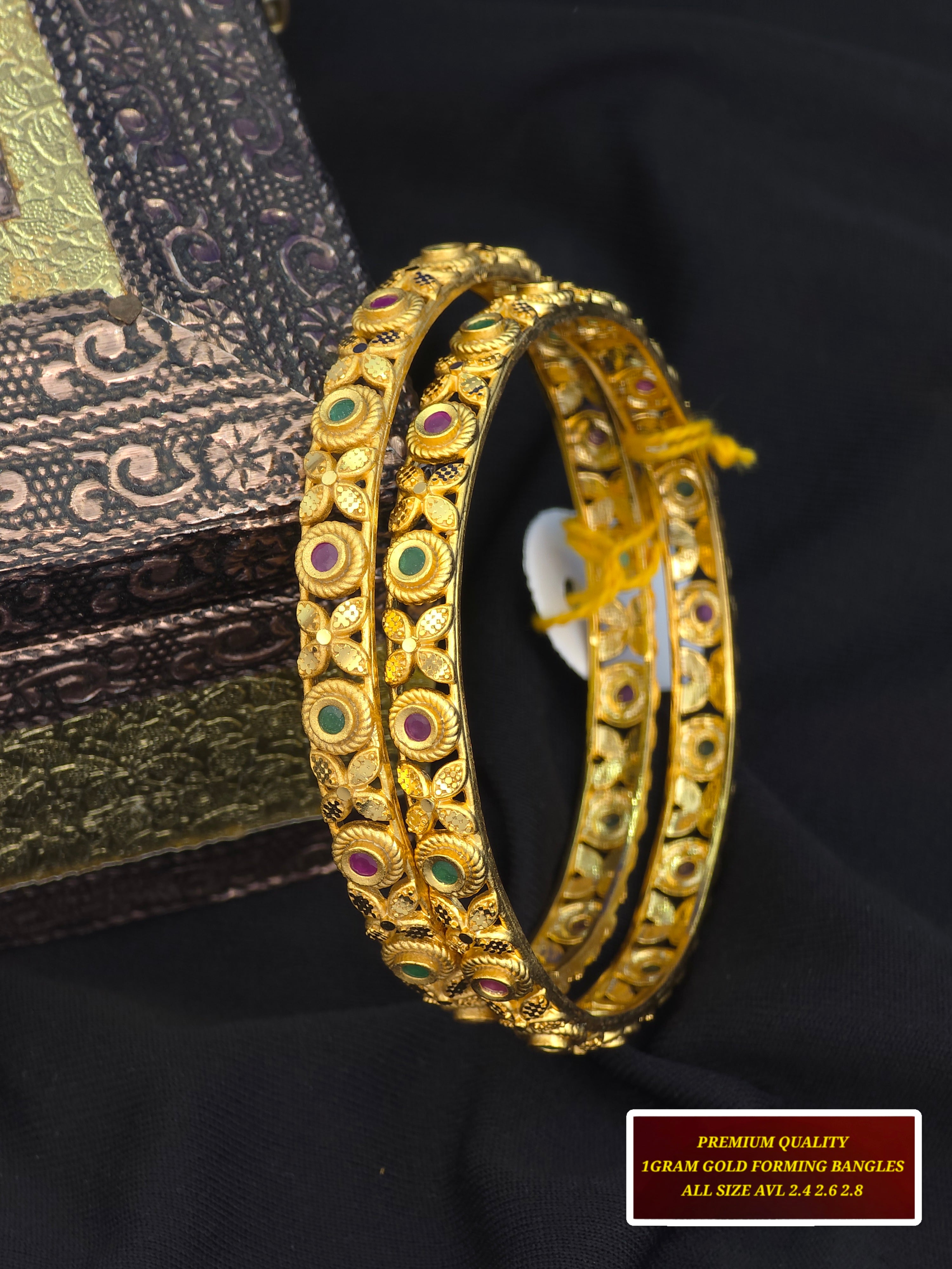 1gram gold forming bangles