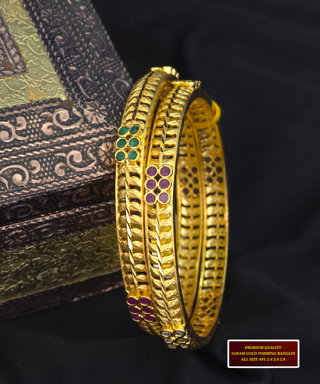 1gram gold forming bangles