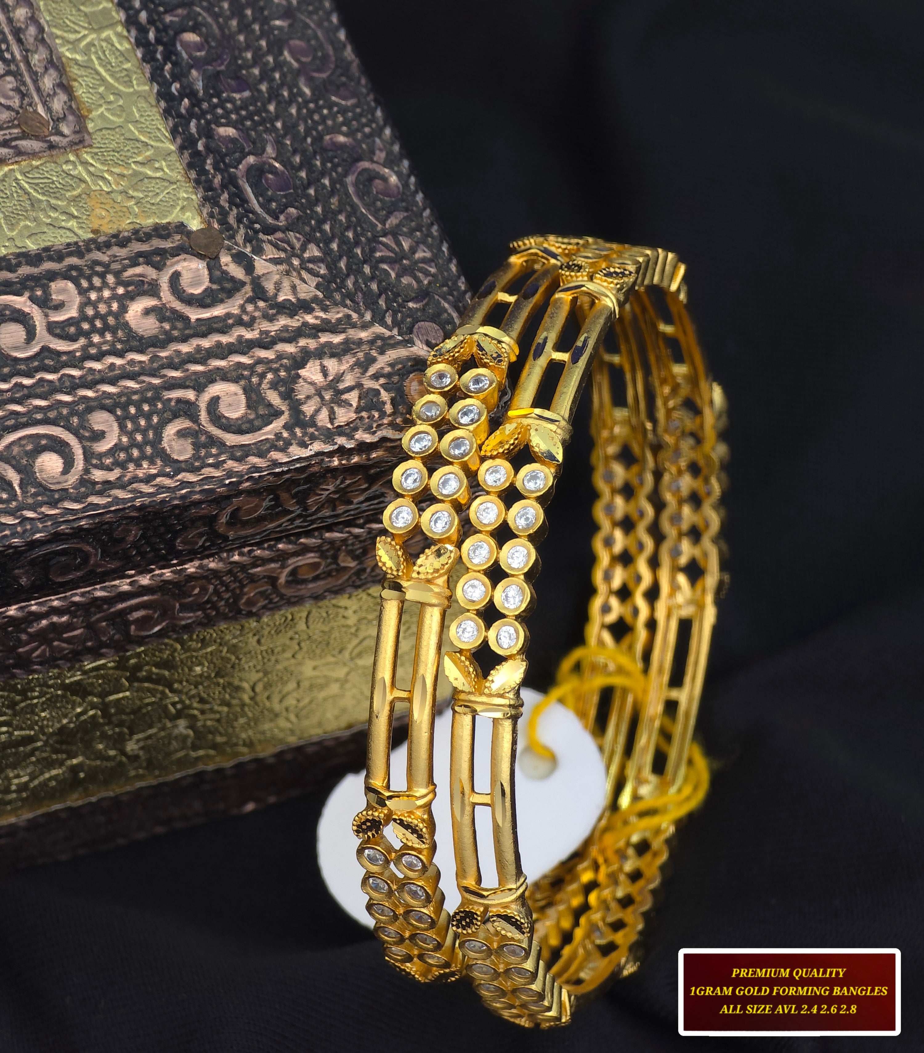 1gram gold forming bangles