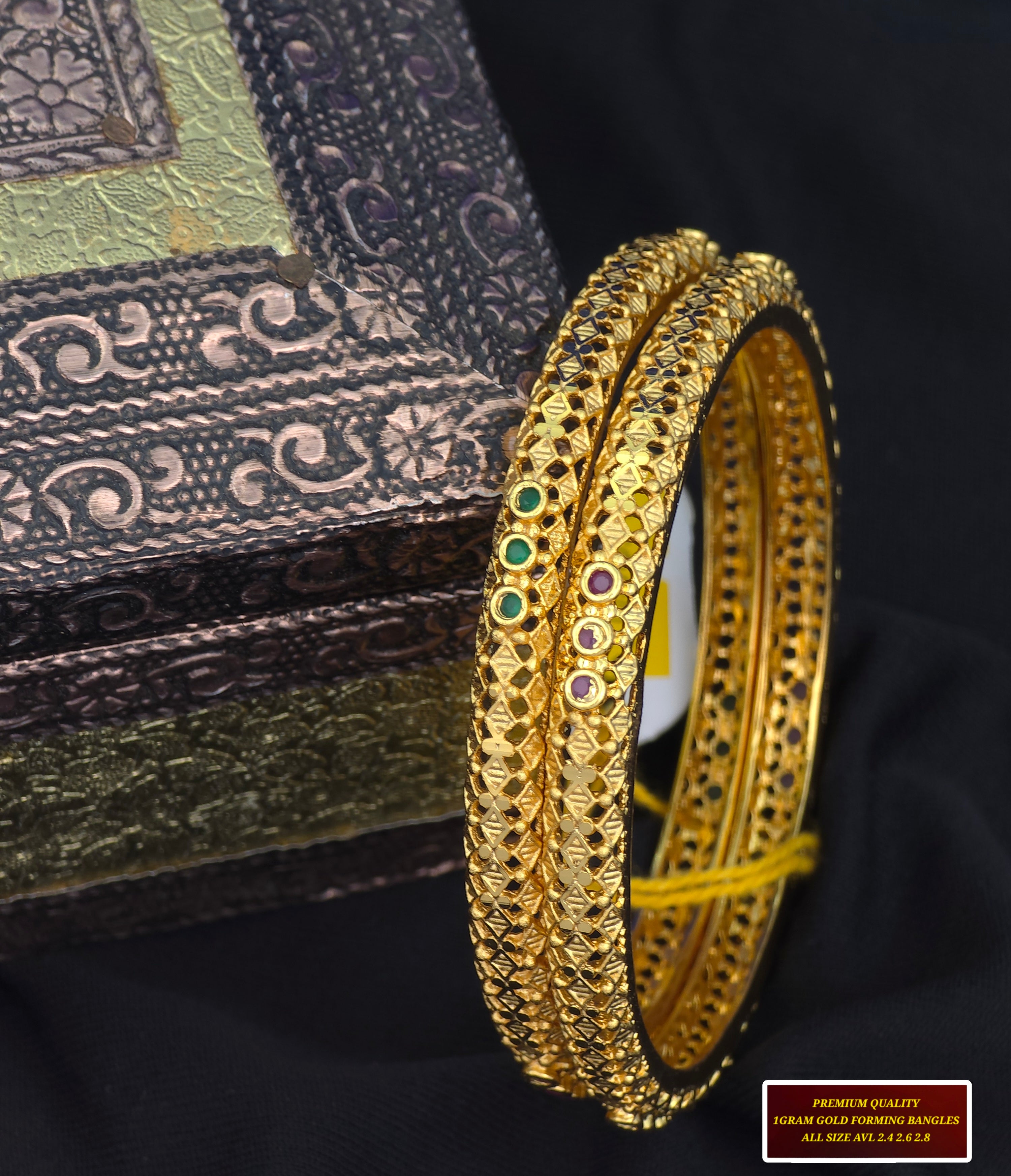 1gram gold forming bangles