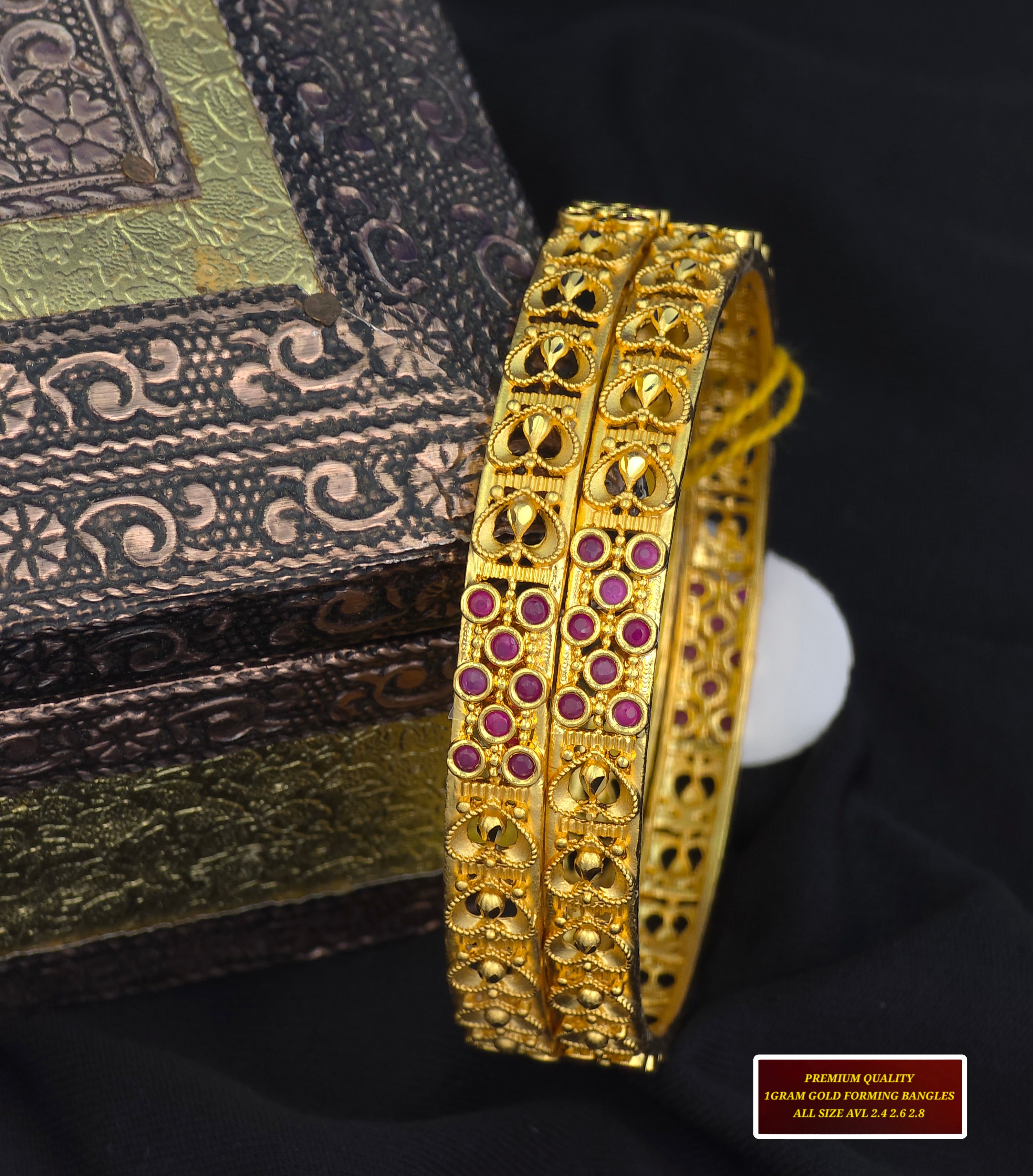 1gram gold forming bangles