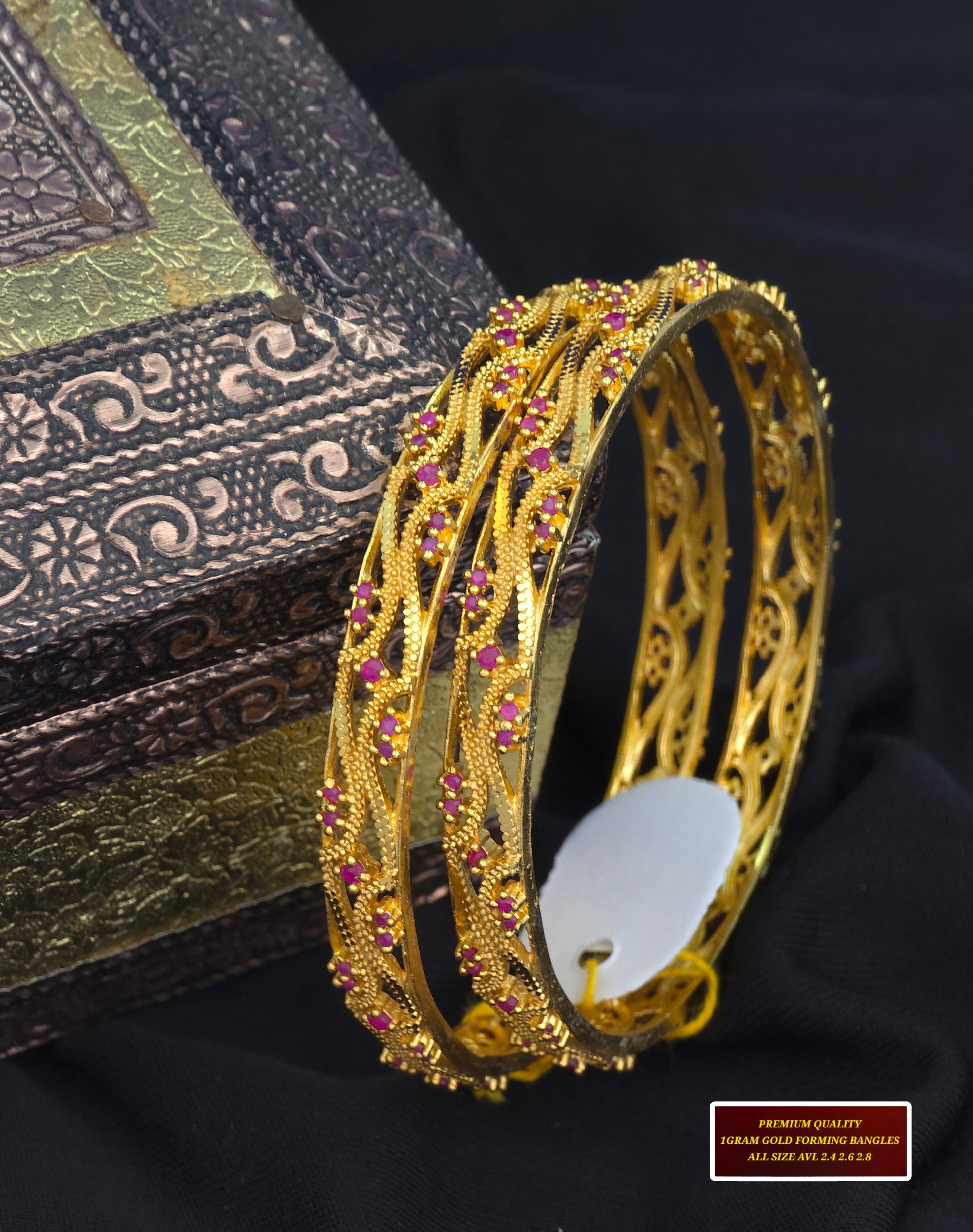1gram gold forming bangles