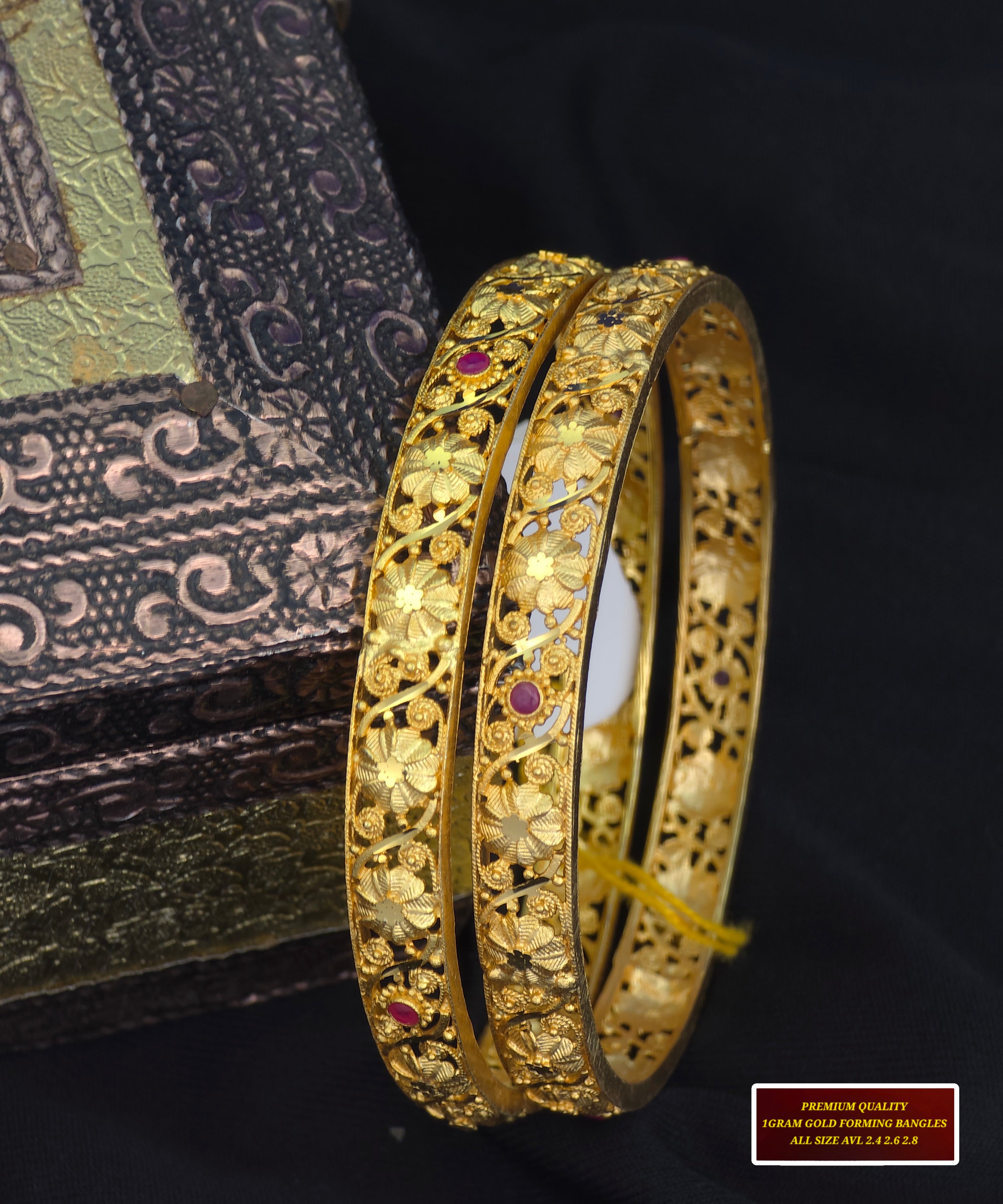 1gram gold forming bangles