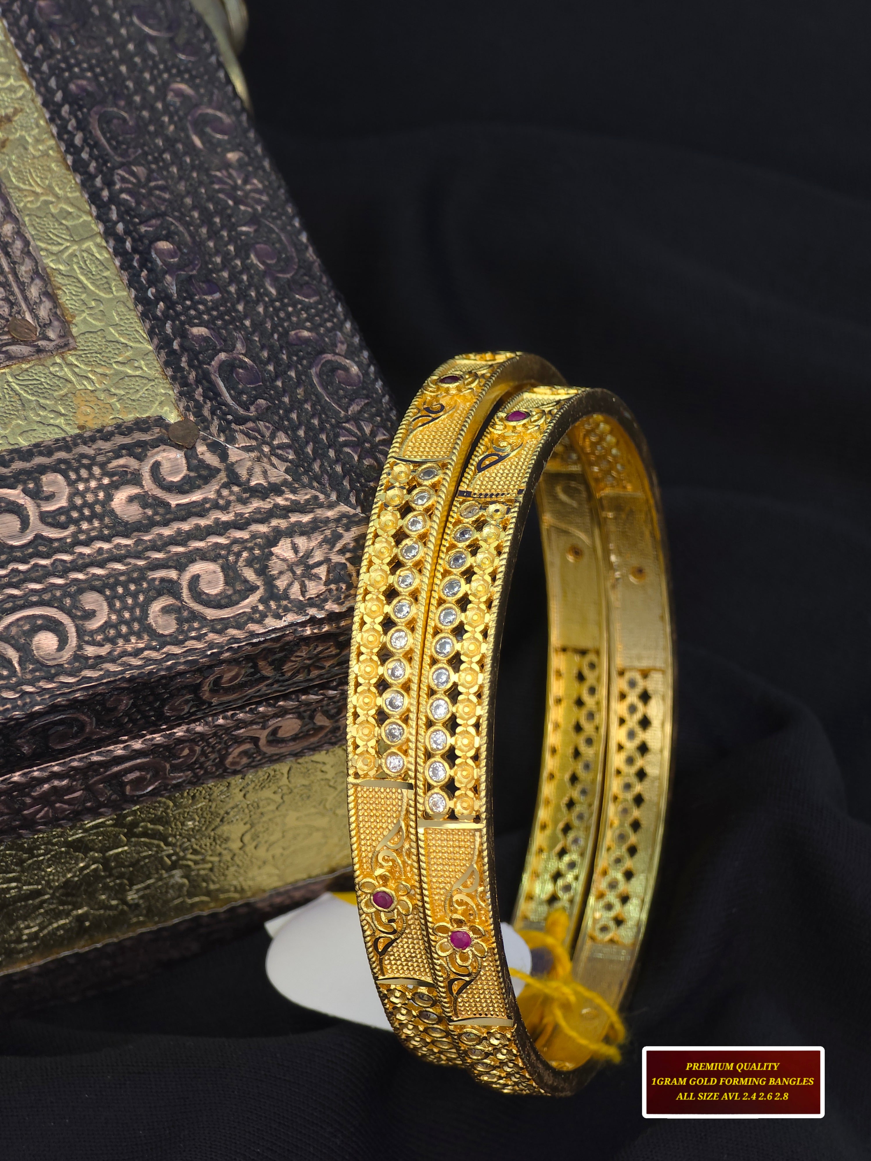 1gram gold forming bangles