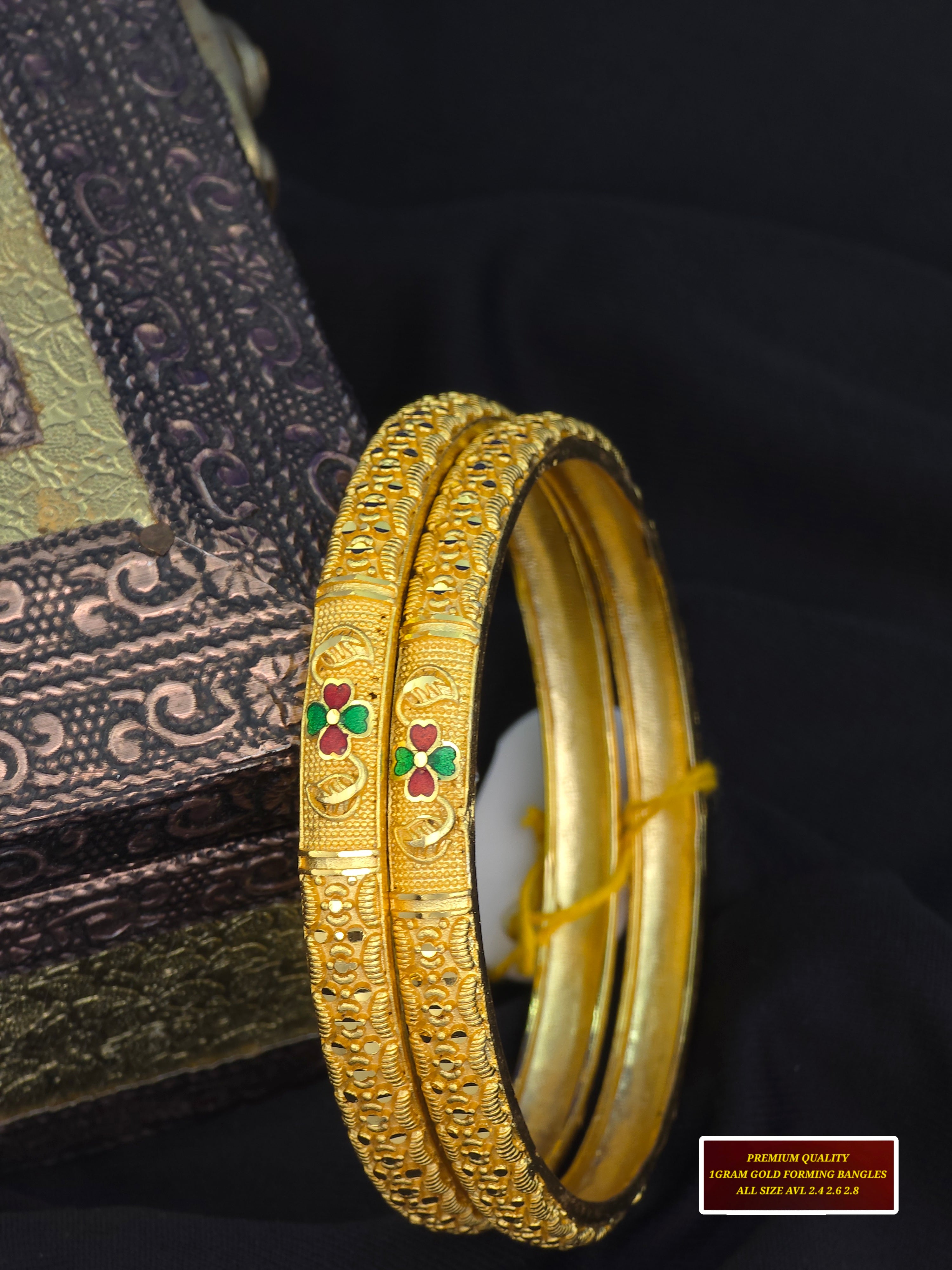 1gram gold forming bangles