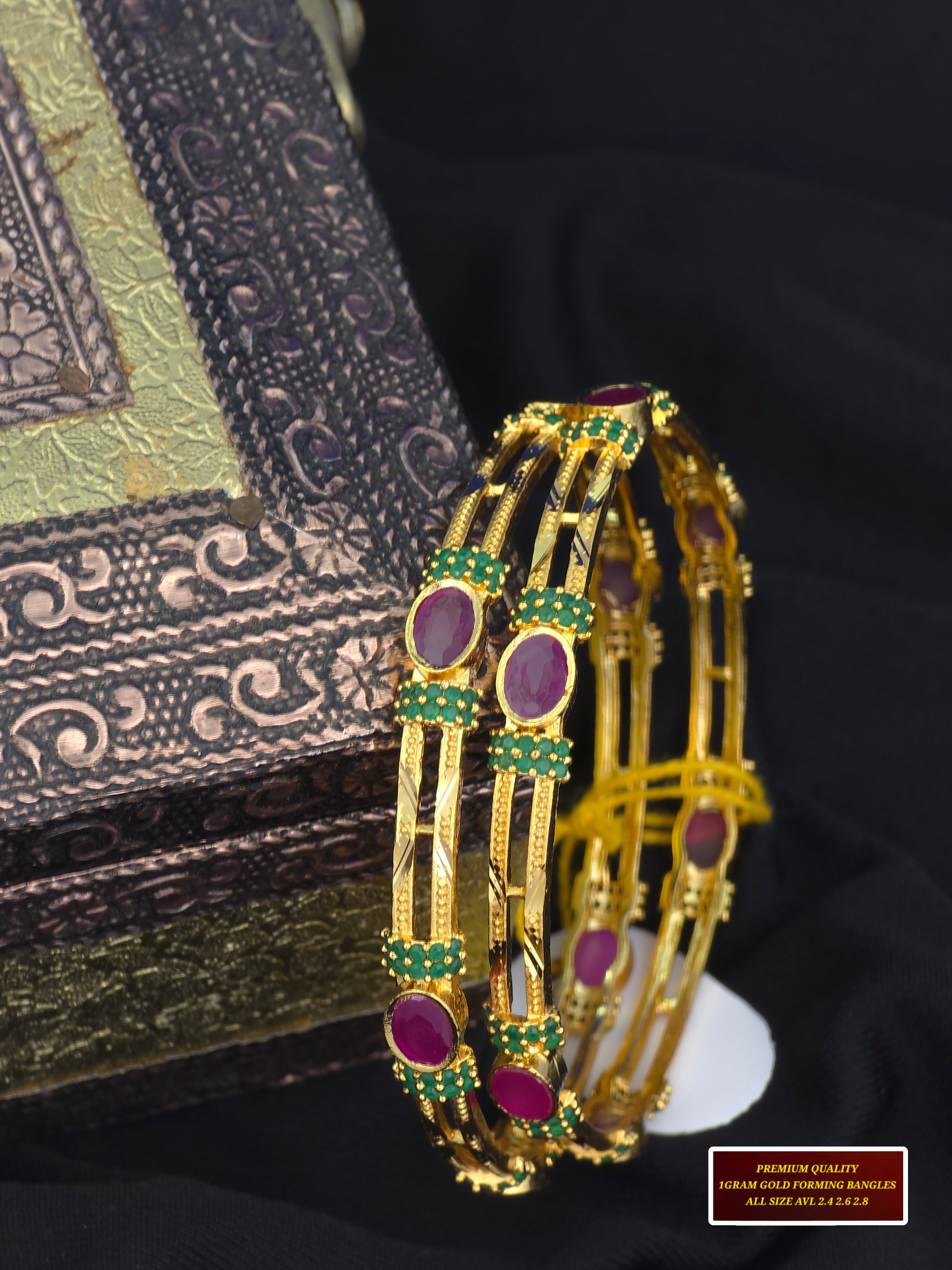 1gram gold forming bangles