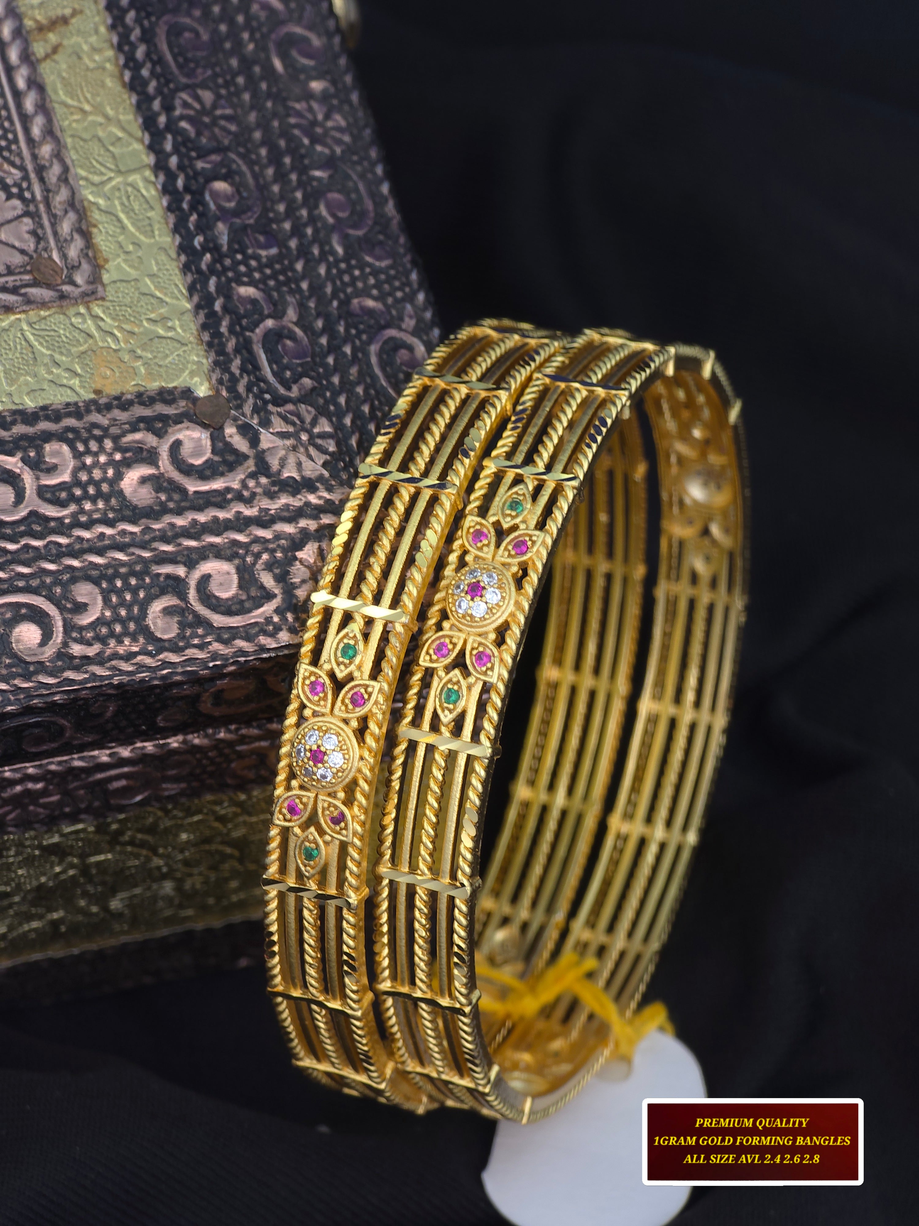 1gram gold forming bangles