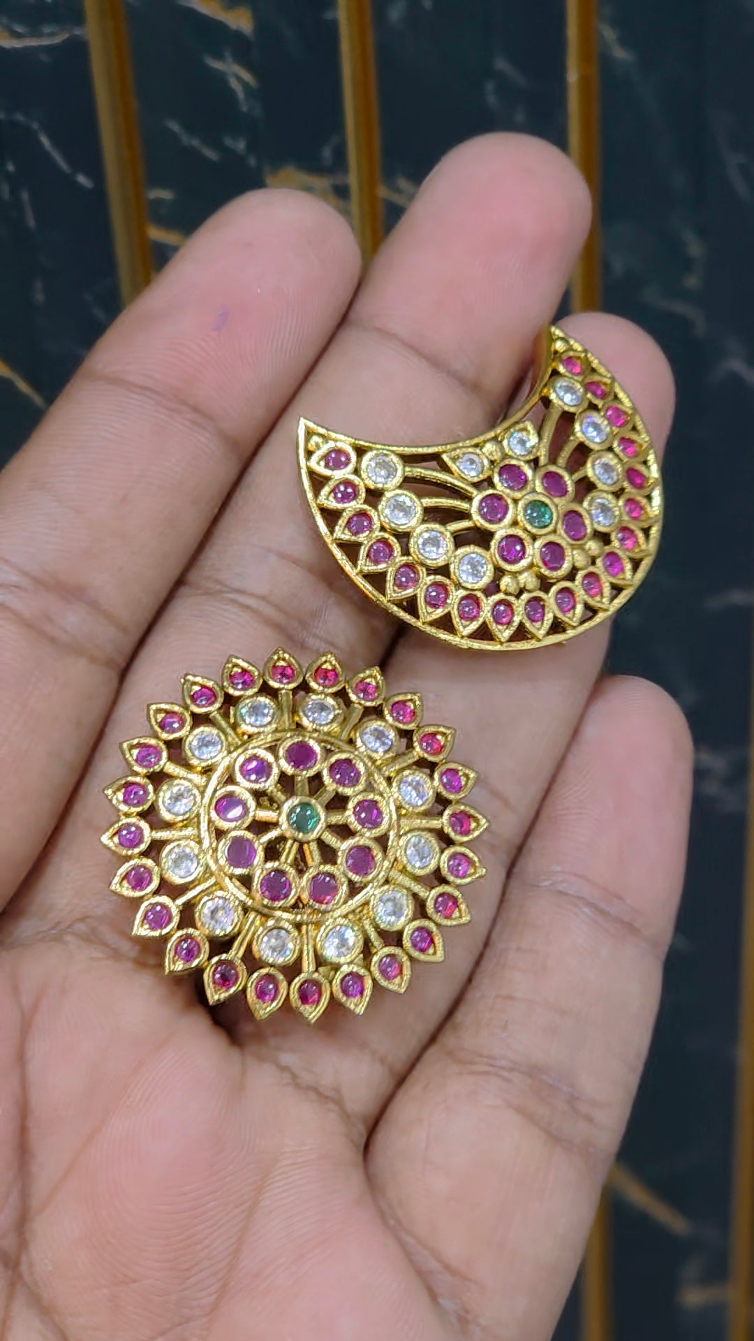 Surya Chandra hair pins