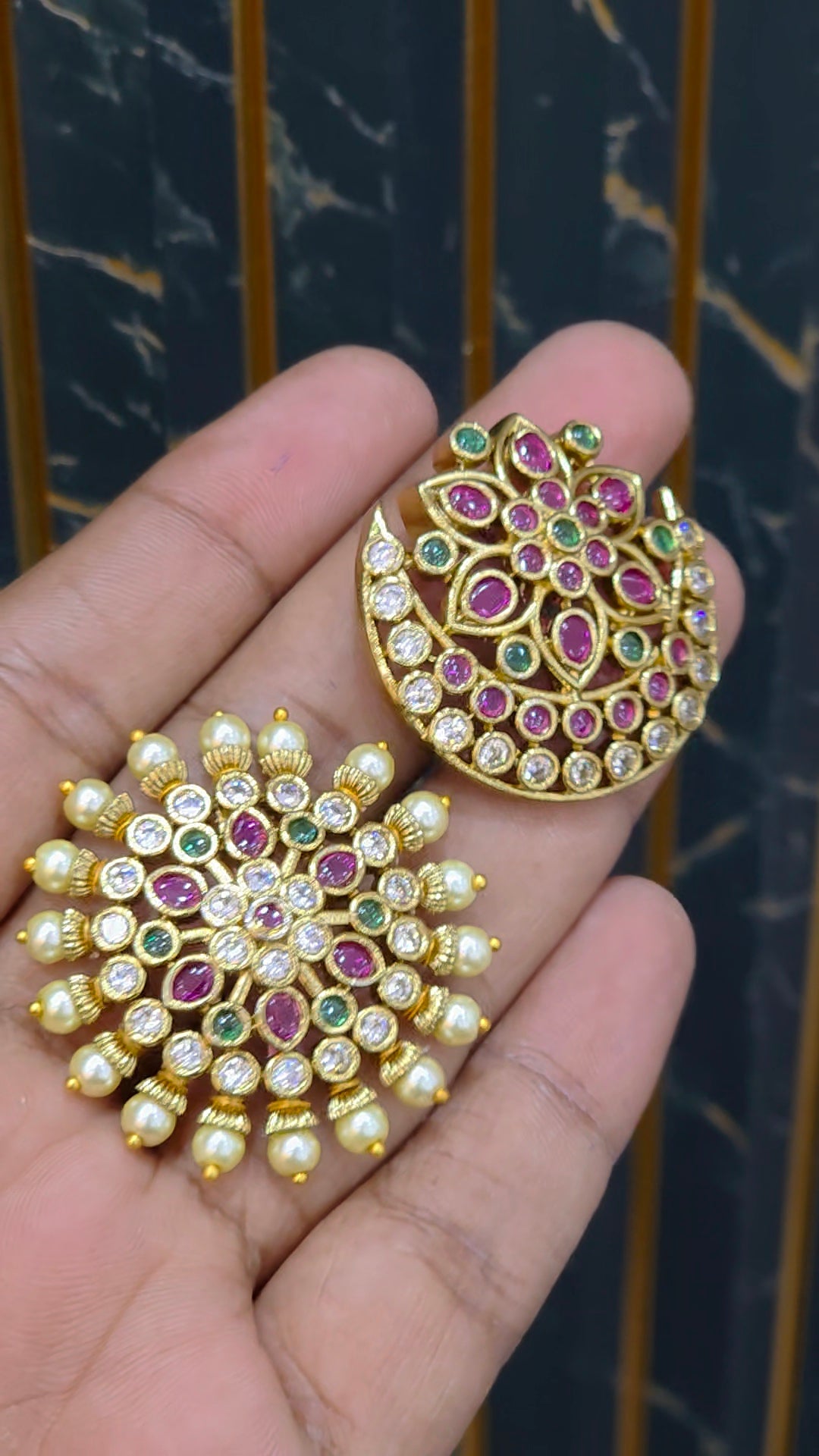 Surya Chandra hair pins