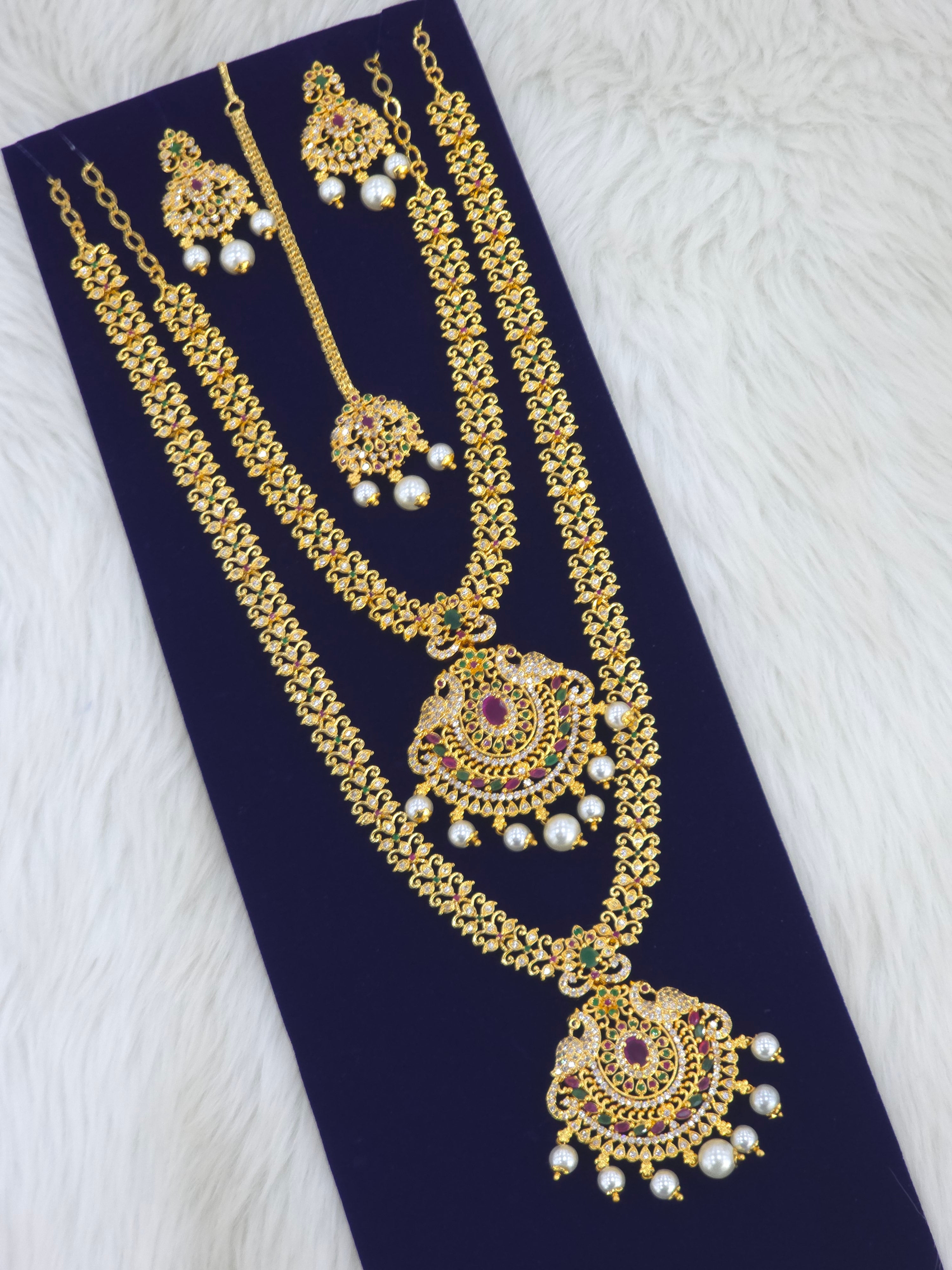 GOLD FINISH CZ COMBO