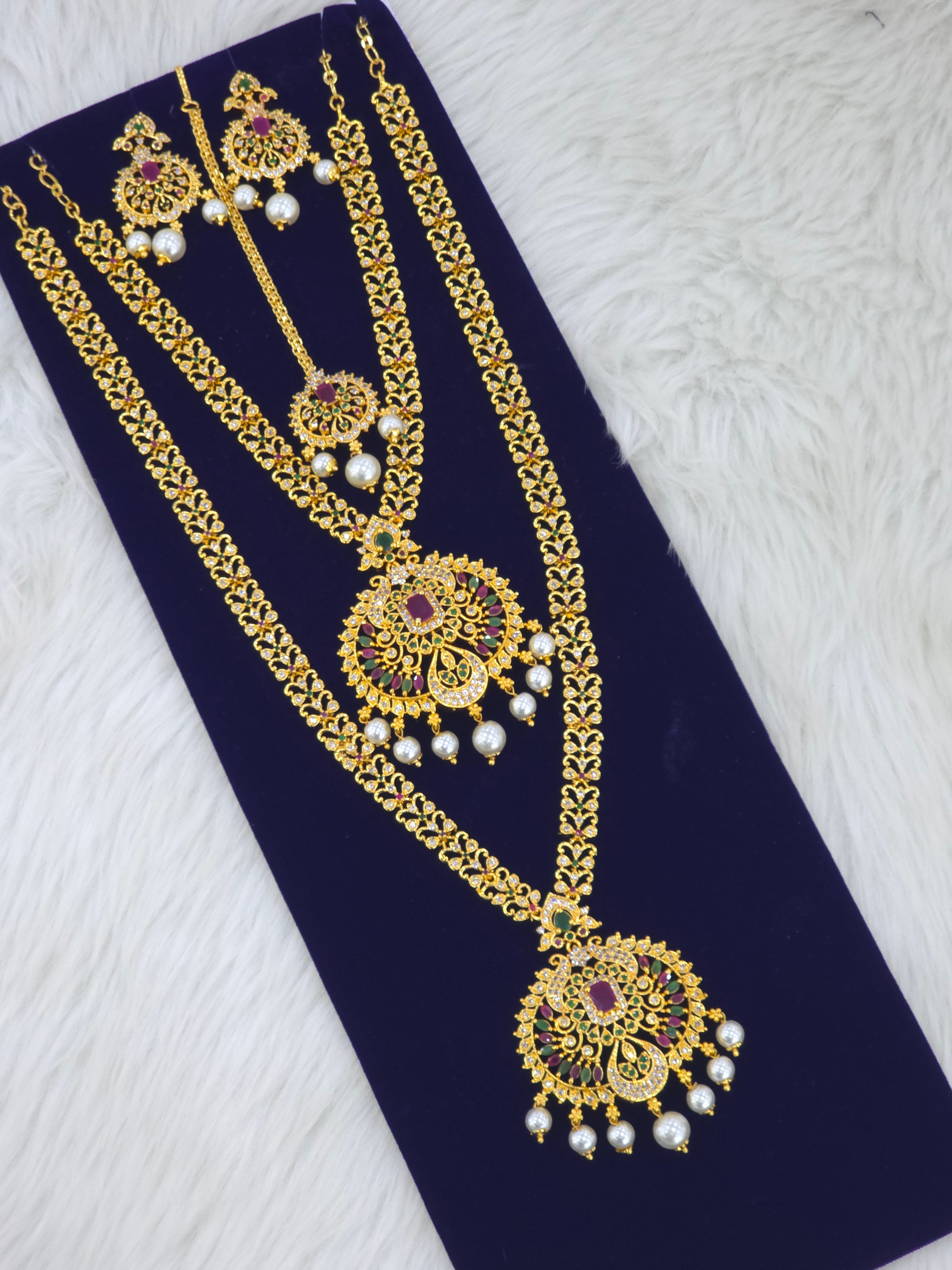 GOLD FINISH CZ COMBO