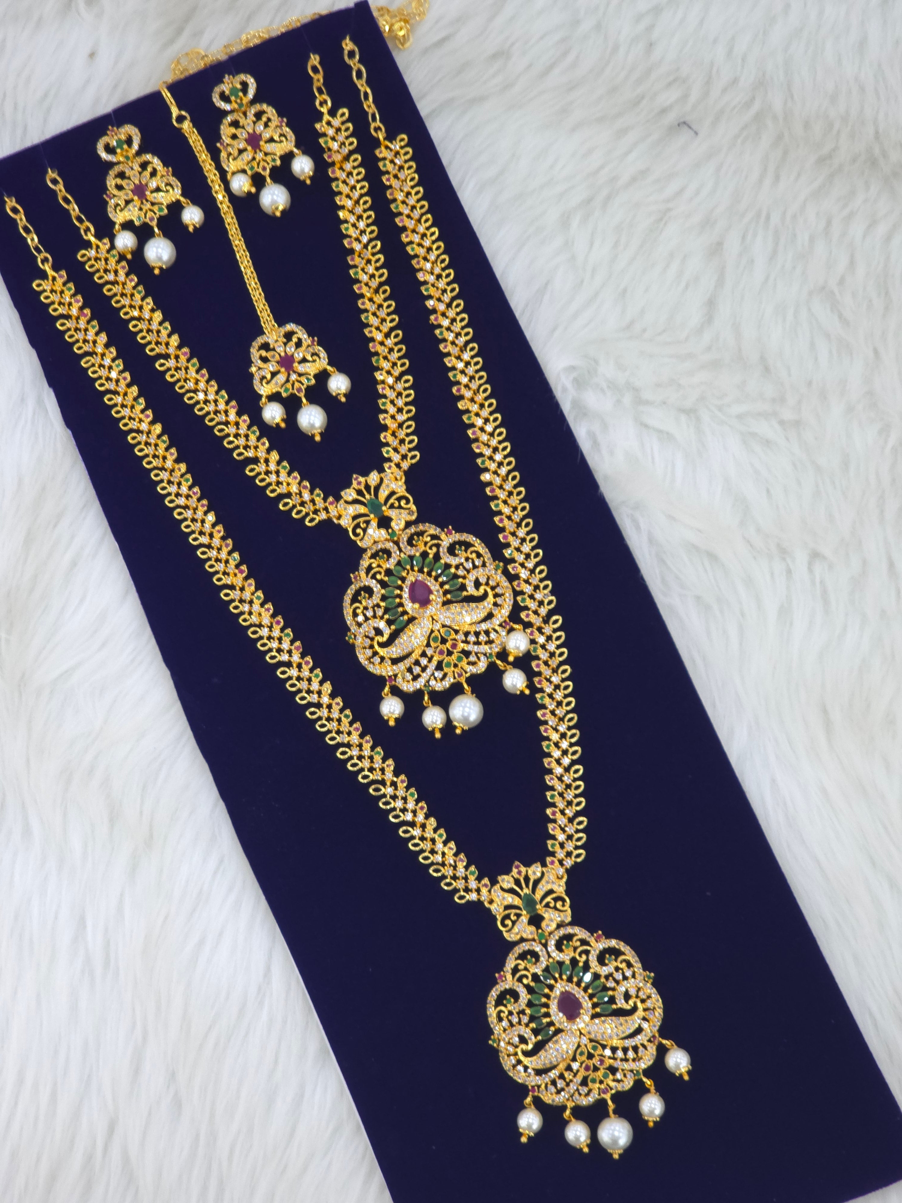 GOLD FINISH CZ COMBO