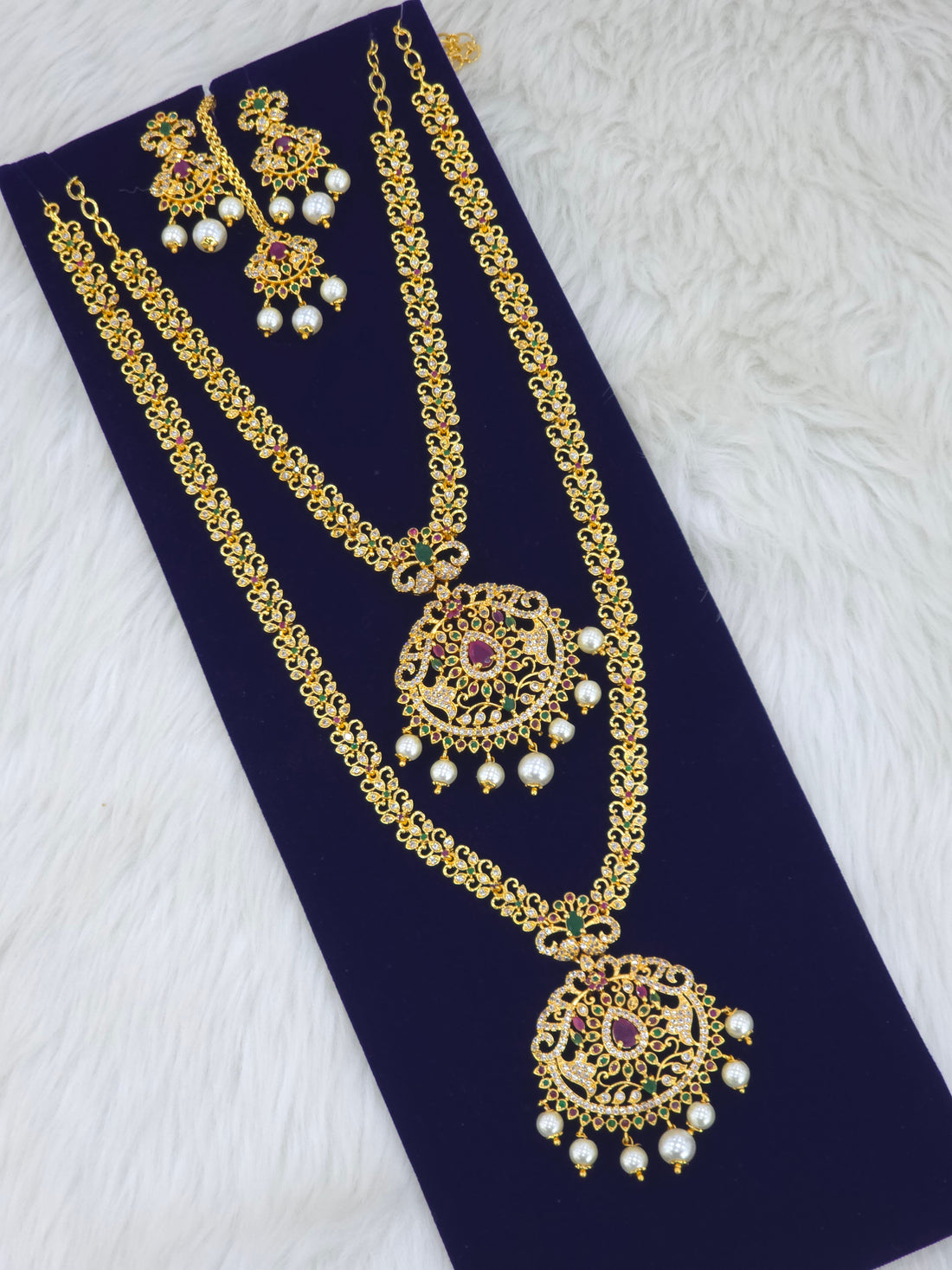 GOLD FINISH CZ COMBO