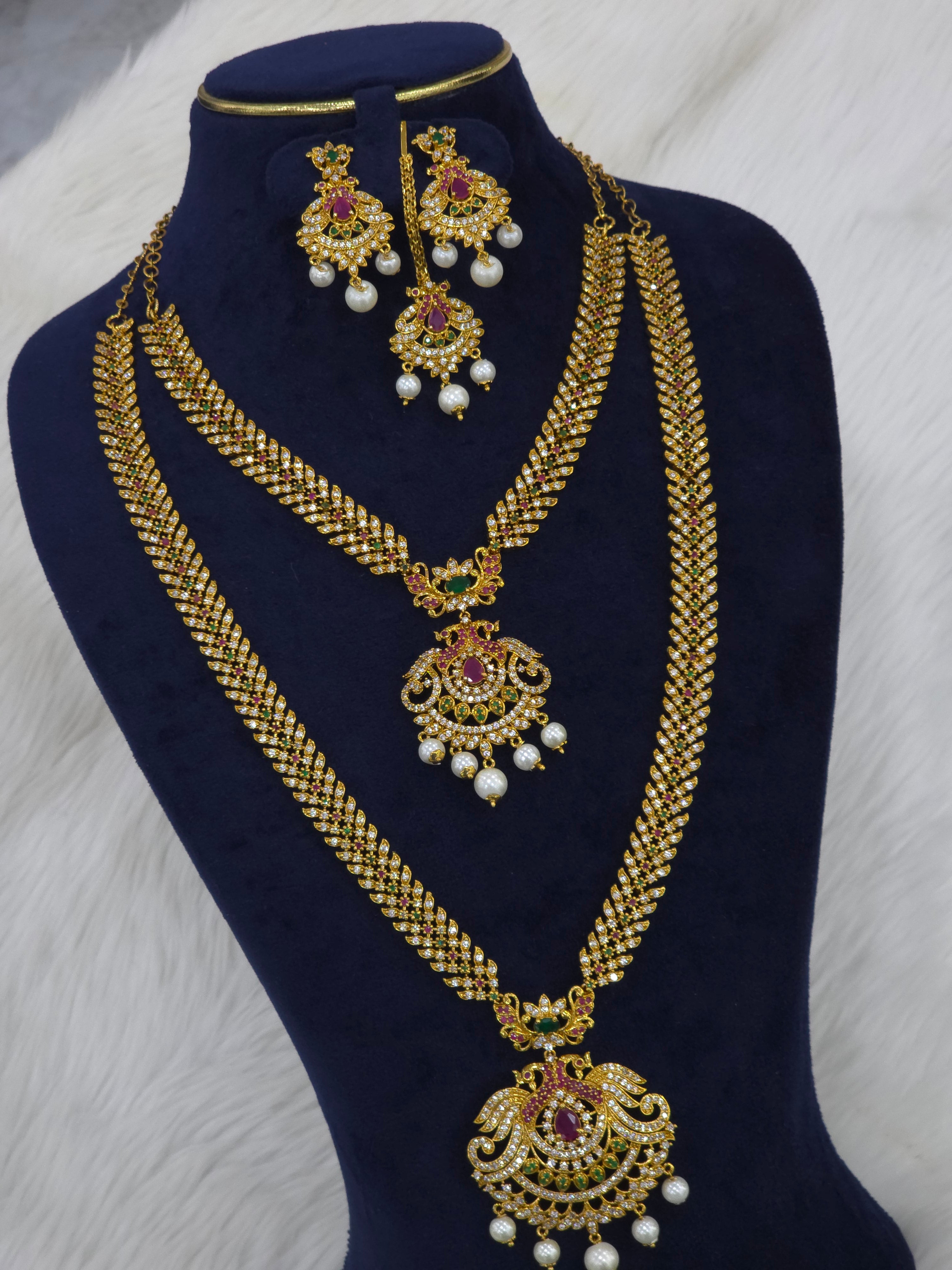 Matt finish cz combo set