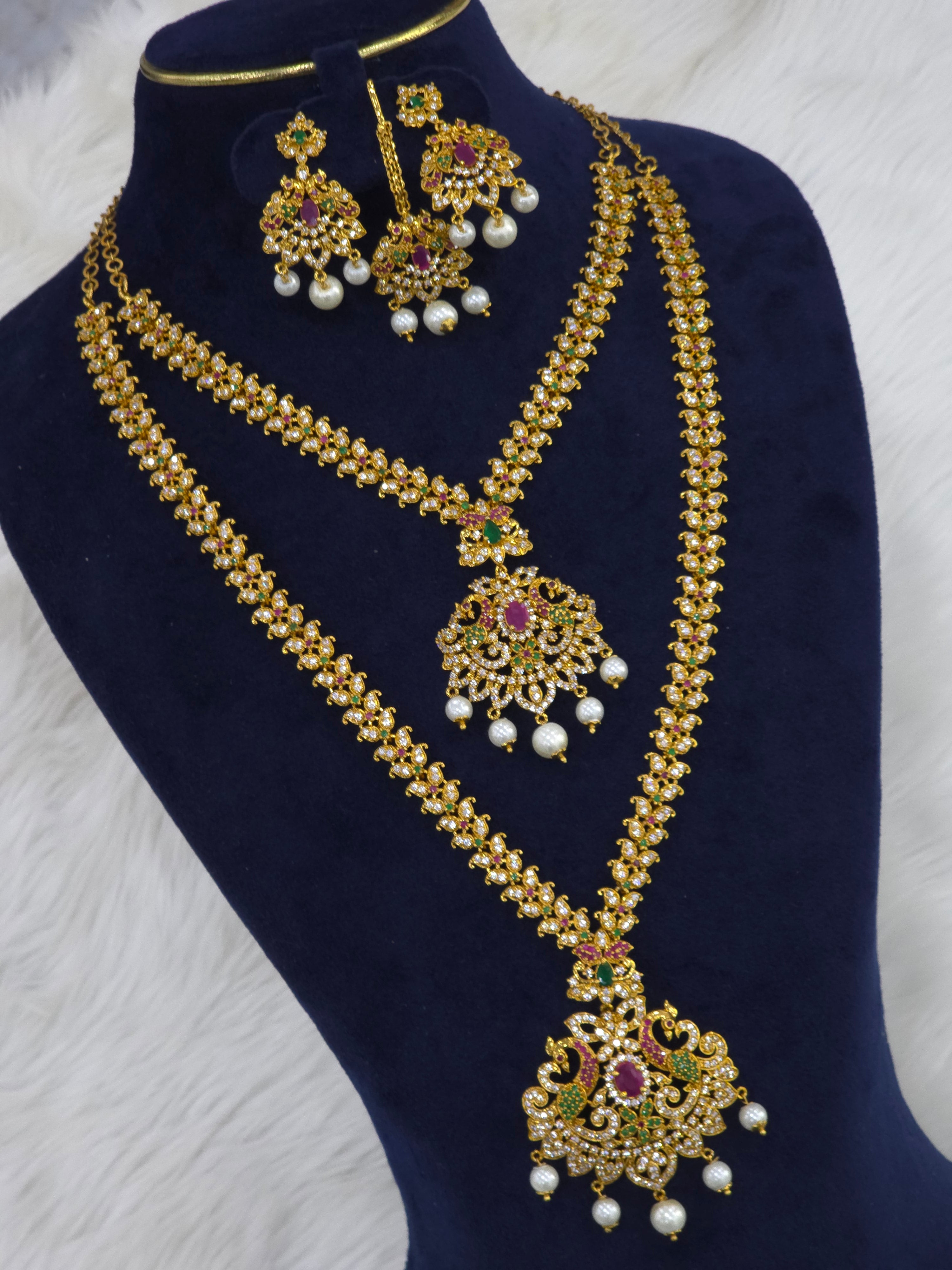 Matt finish cz combo set