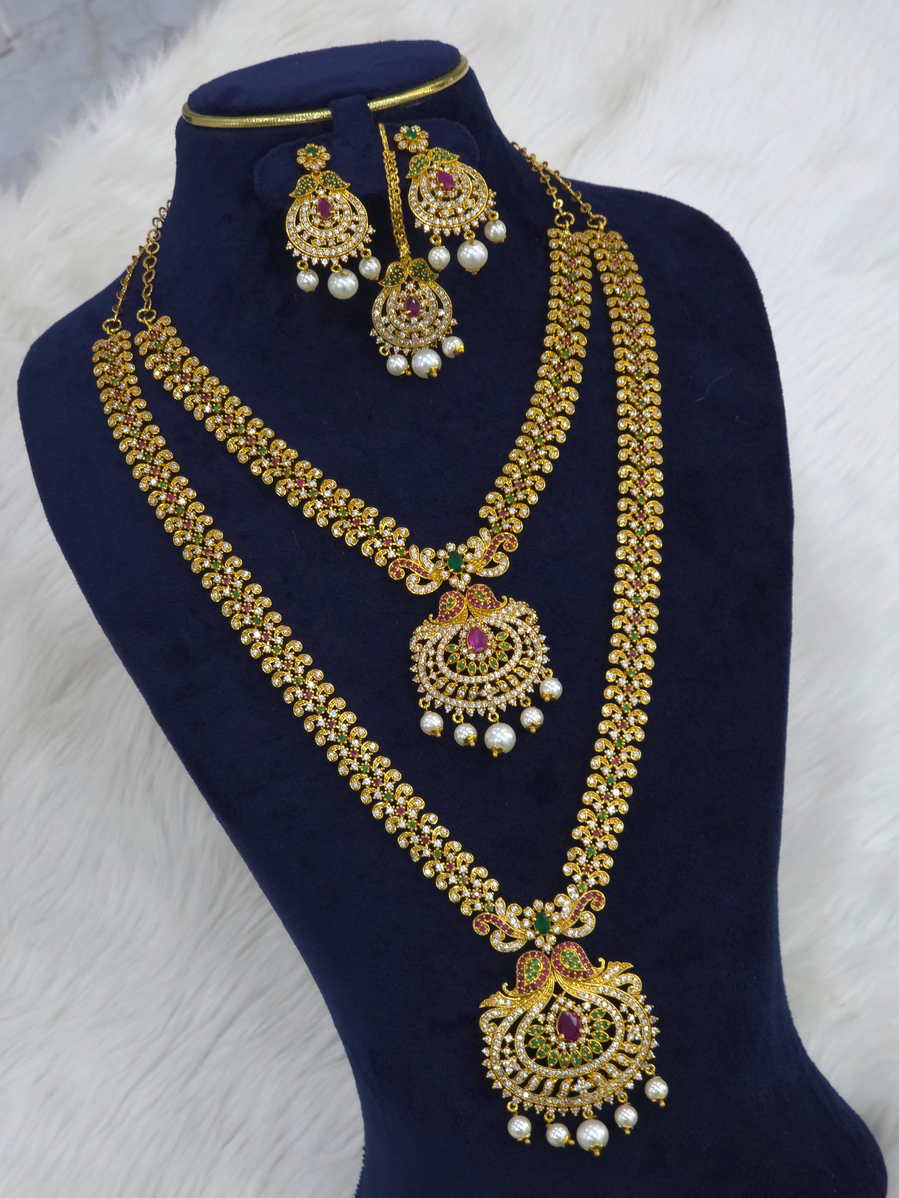 Matt finish cz combo set