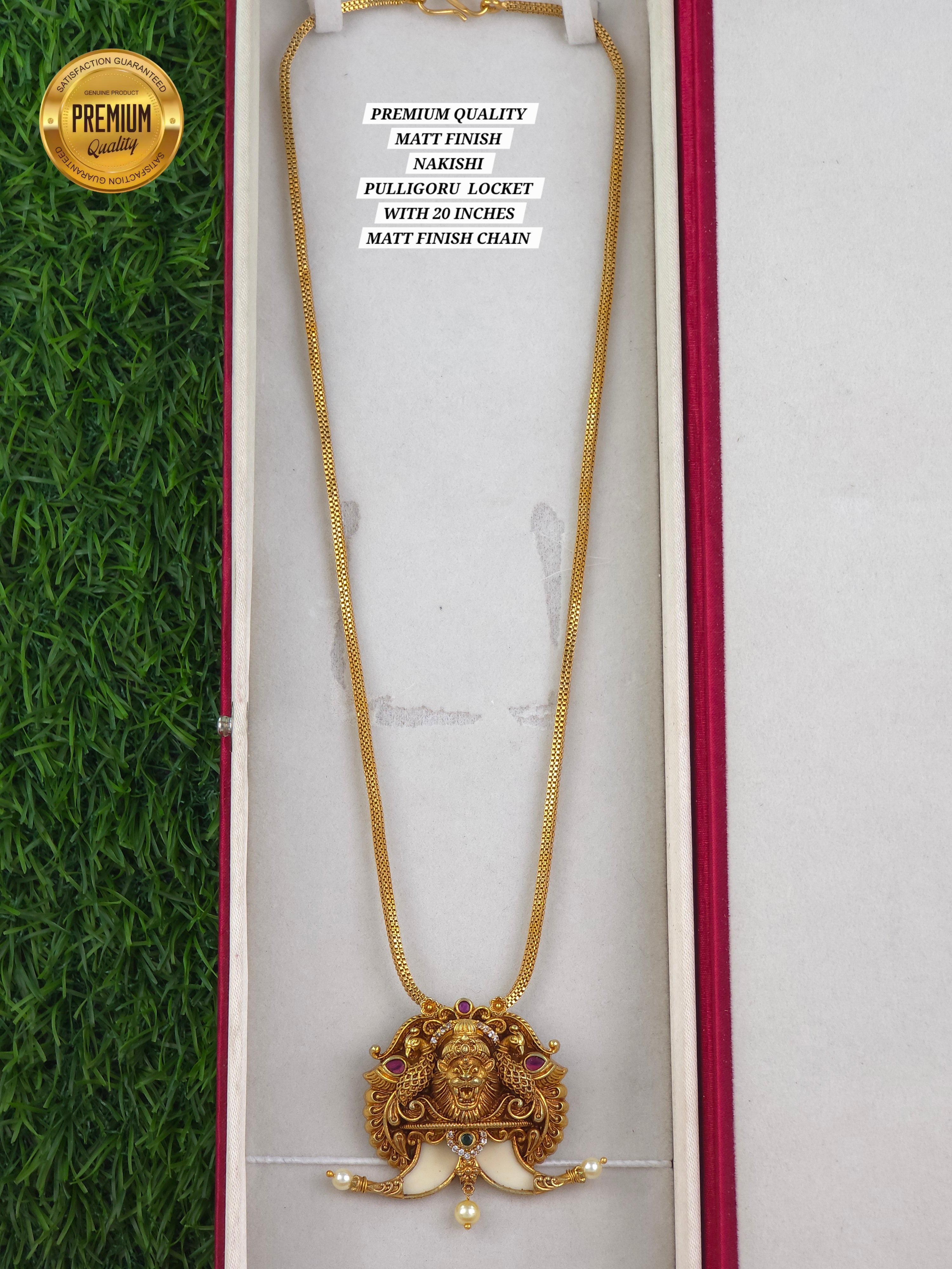 Puligoru pendent with 20 inches chain