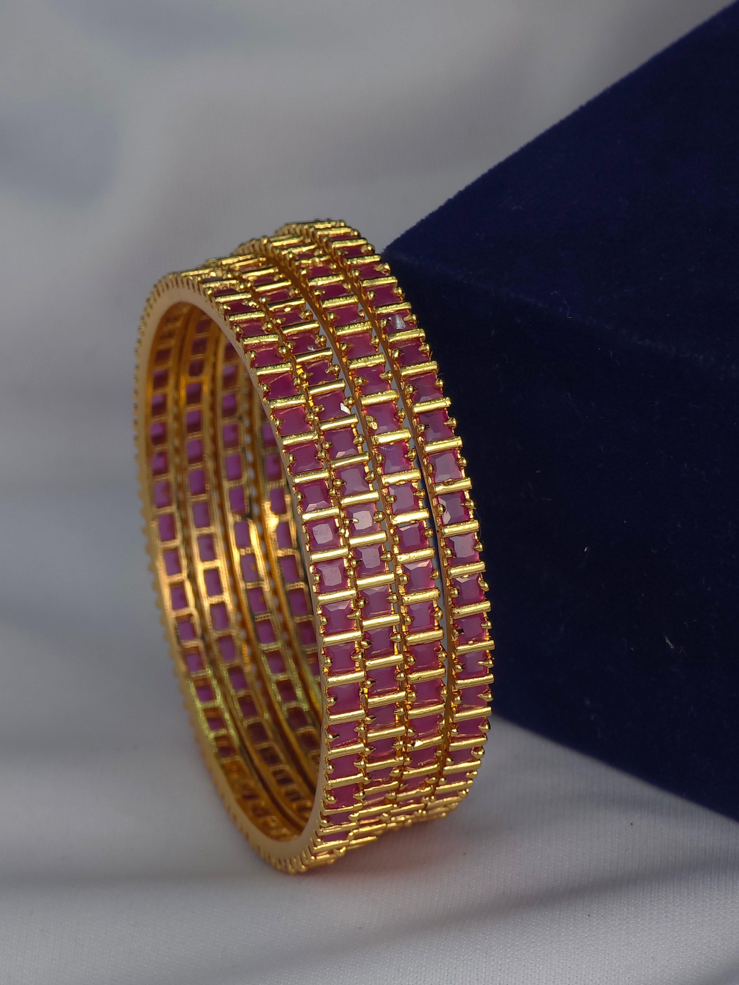 Cz GOLD FINISH Bangle