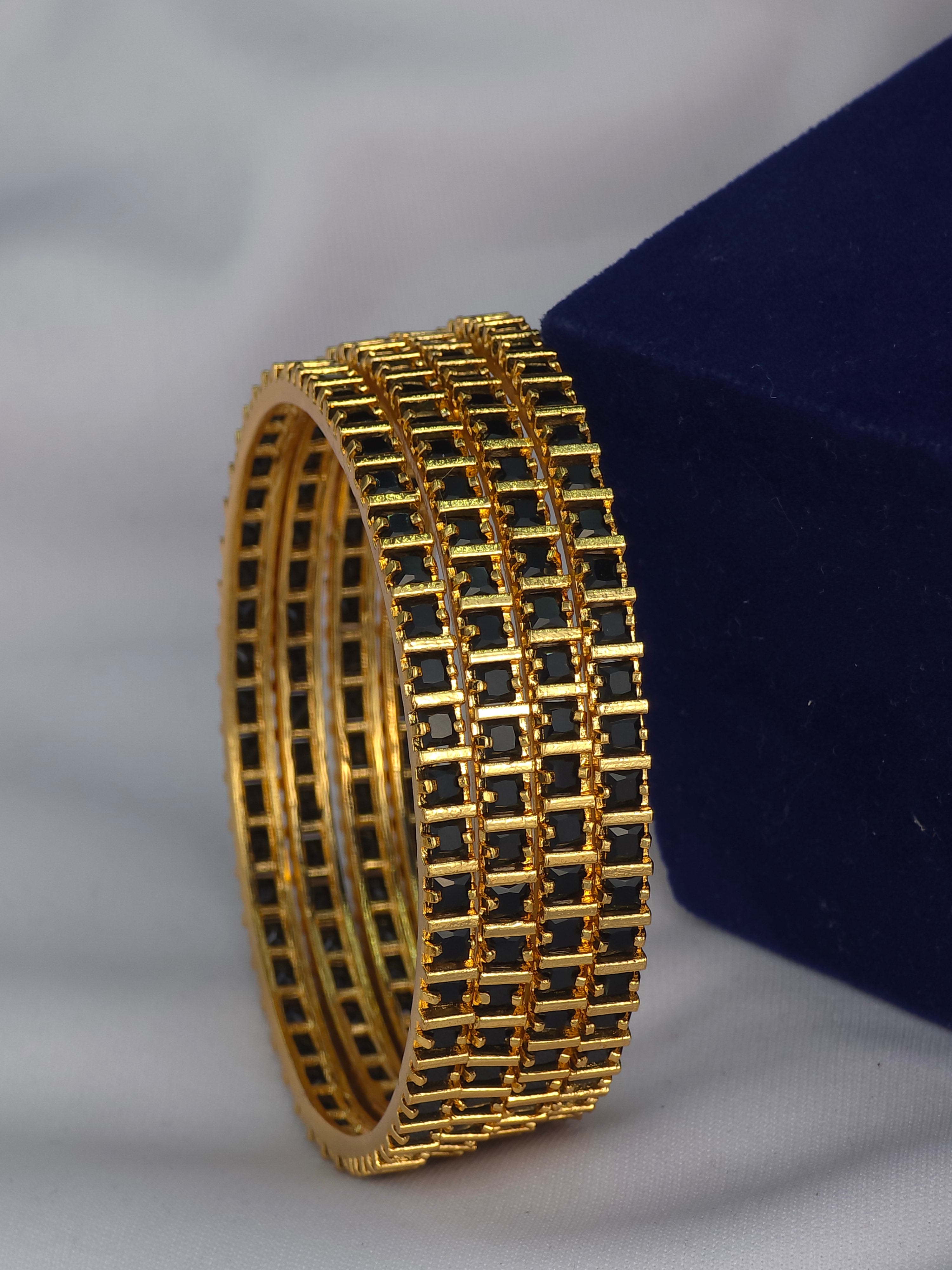 Cz GOLD finish Bangles