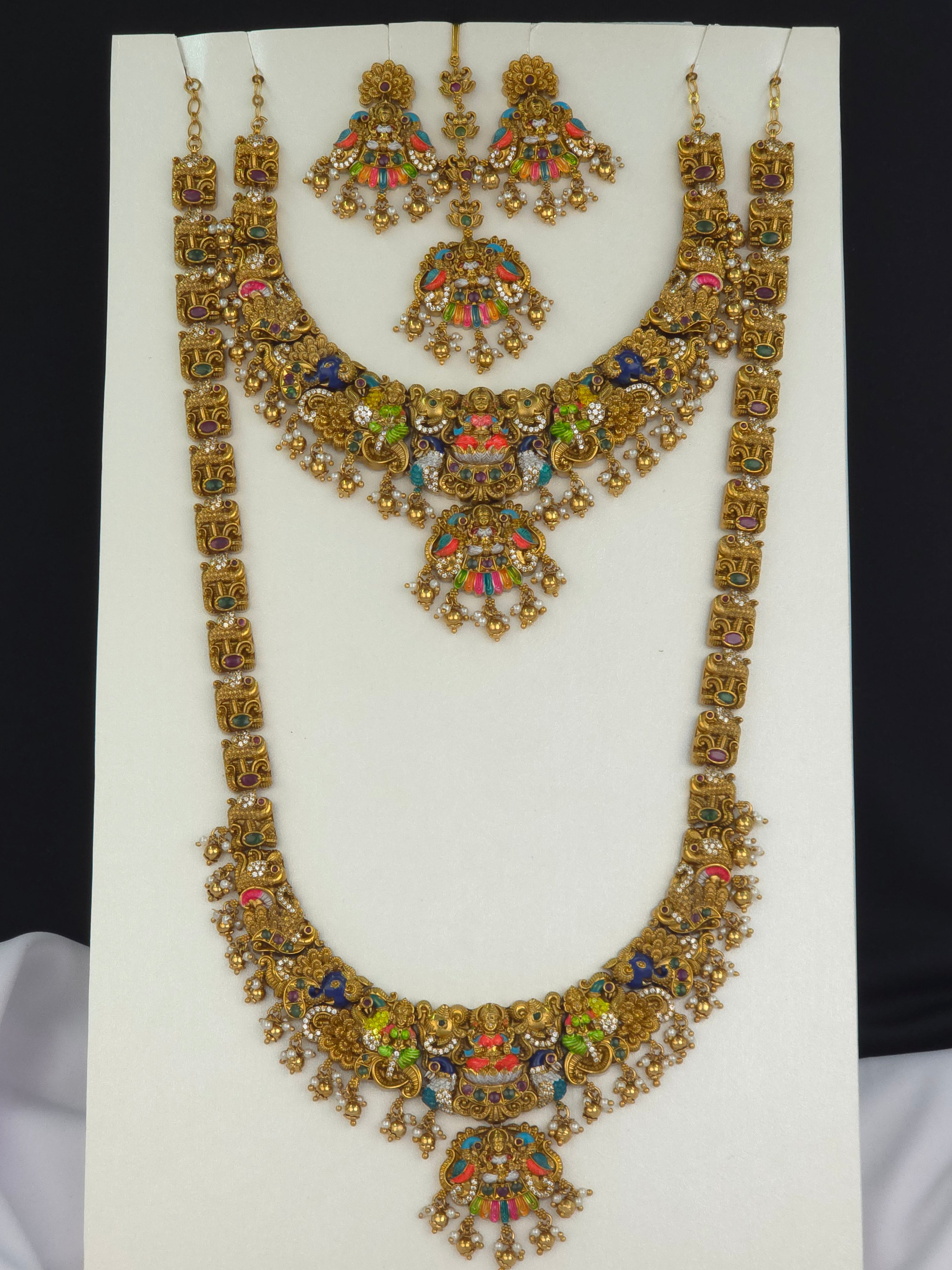 NAKISHI BRIDEL SET with ENAMEL COATED