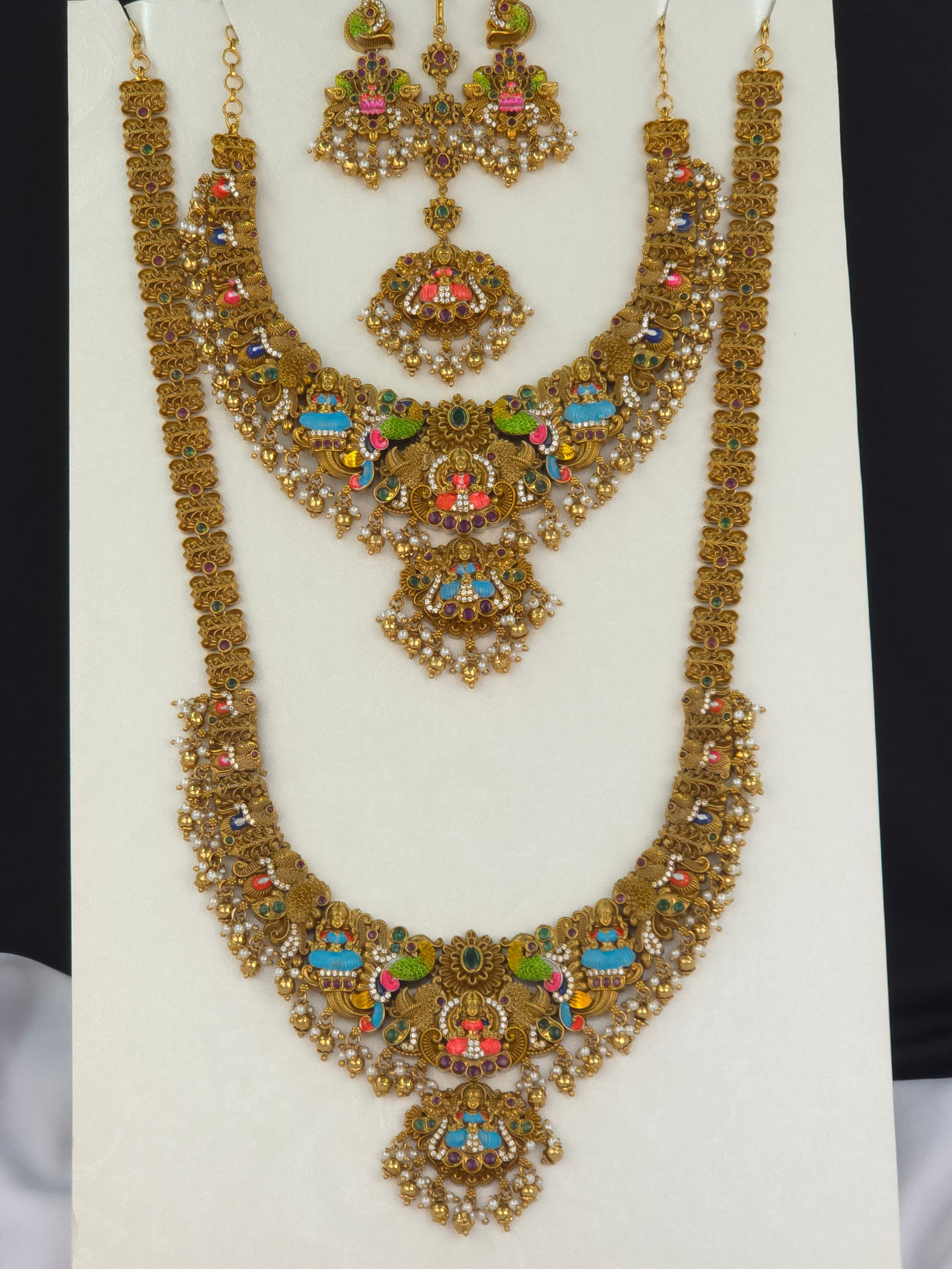 NAKISHI BRIDEL SET with ENAMEL COATED