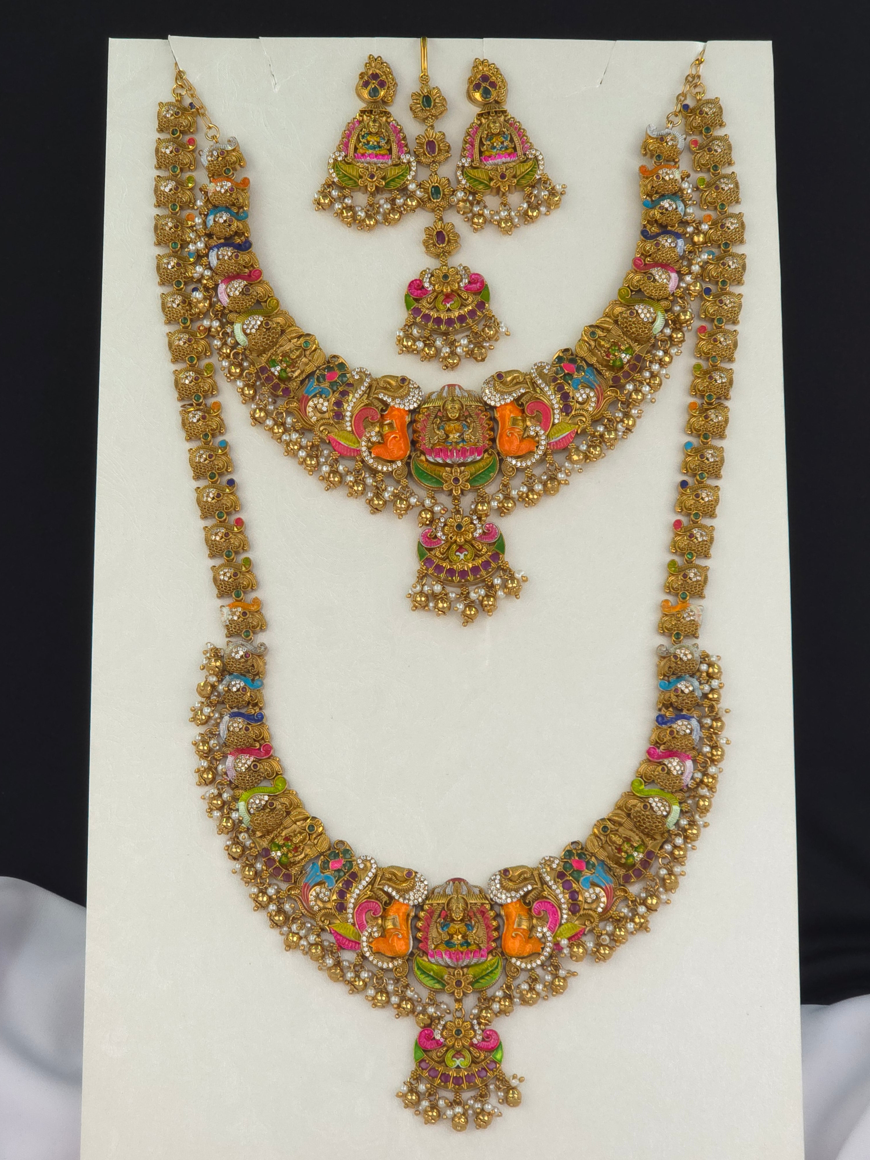 NAKISHI BRIDEL SET with ENAMEL COATED