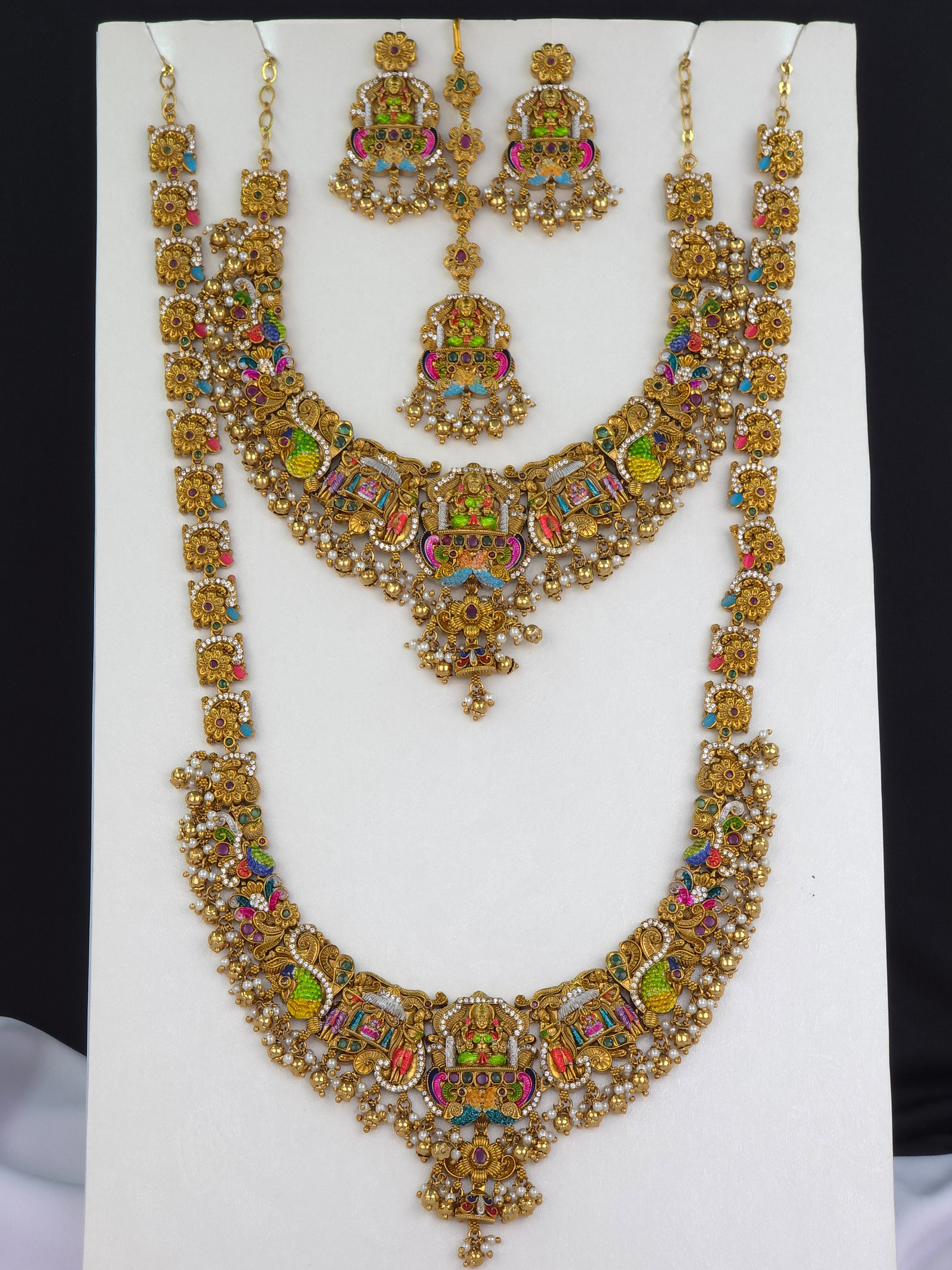 NAKISHI BRIDEL SET with ENAMEL COATED