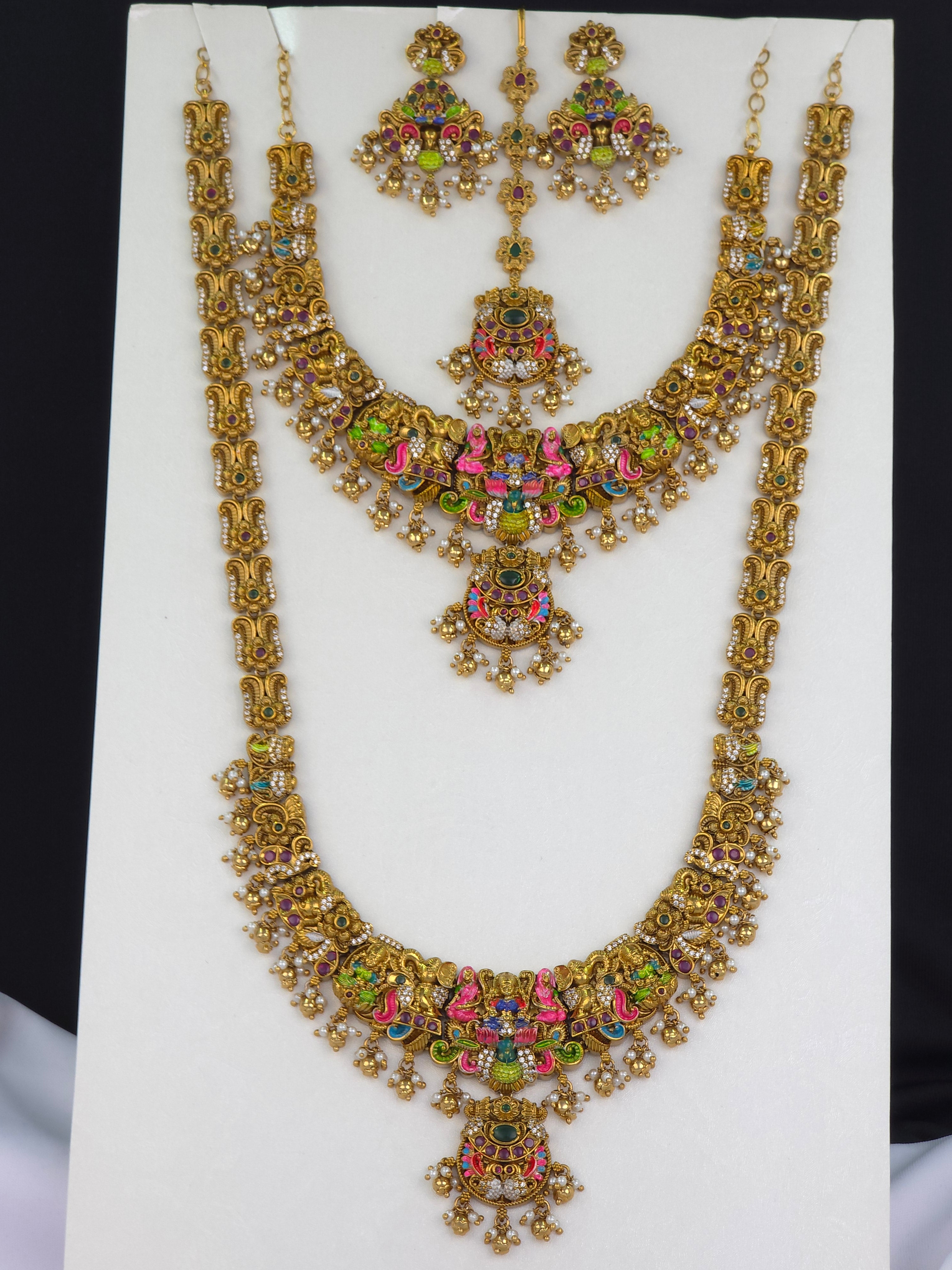 NAKISHI BRIDEL SET with ENAMEL COATED