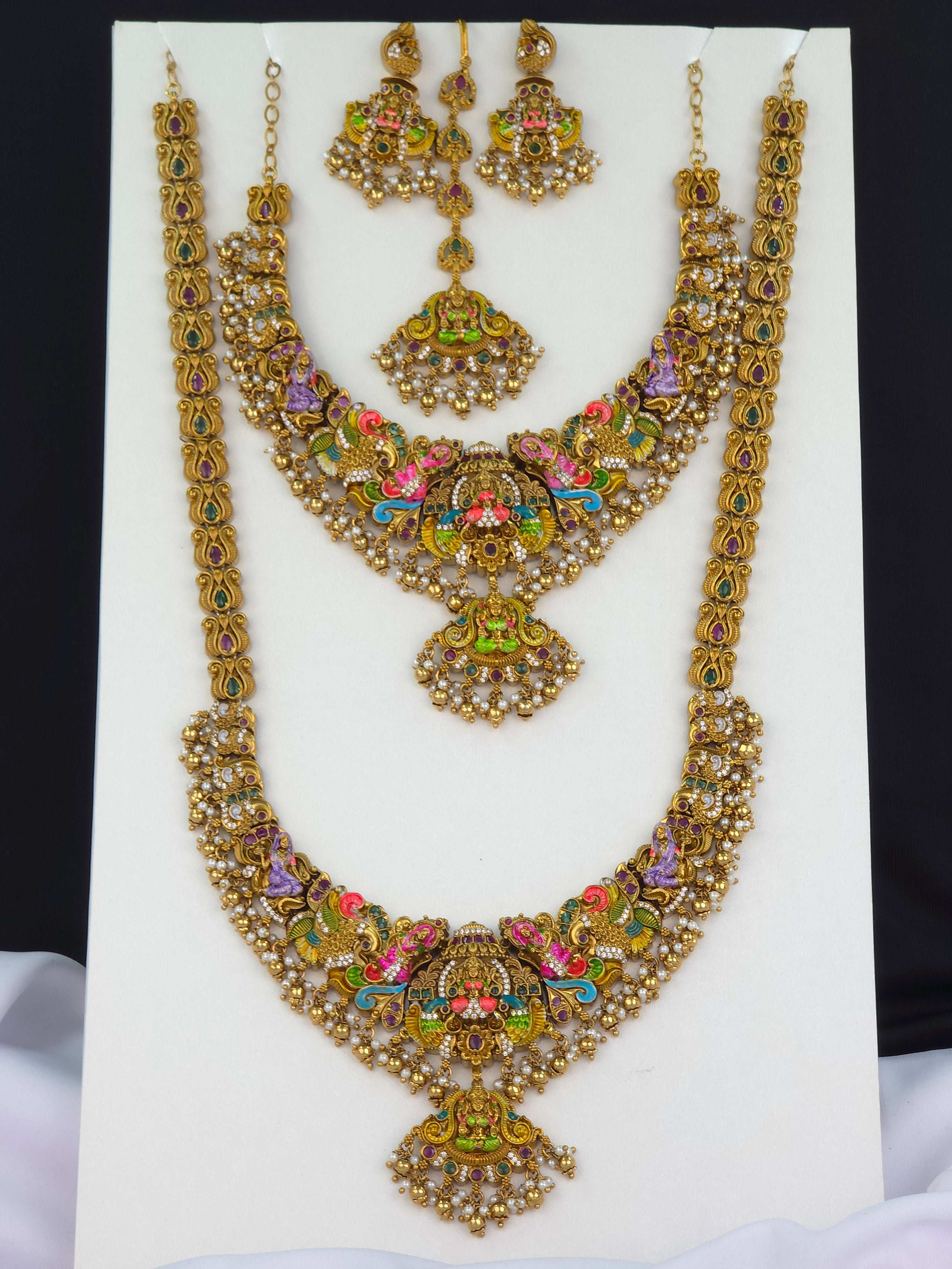 NAKISHI BRIDEL SET with ENAMEL COATED