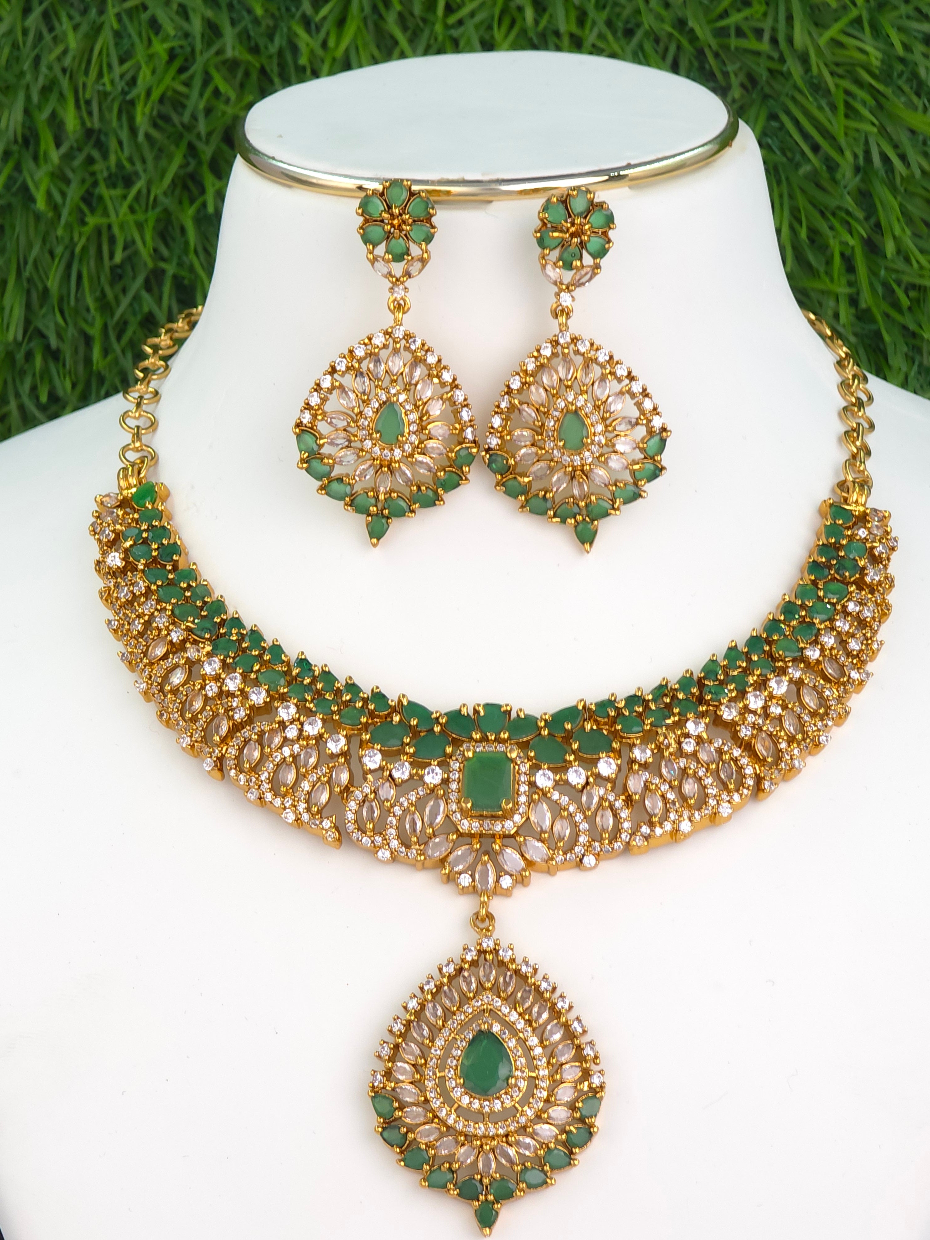 Matt finish cz Necklaces