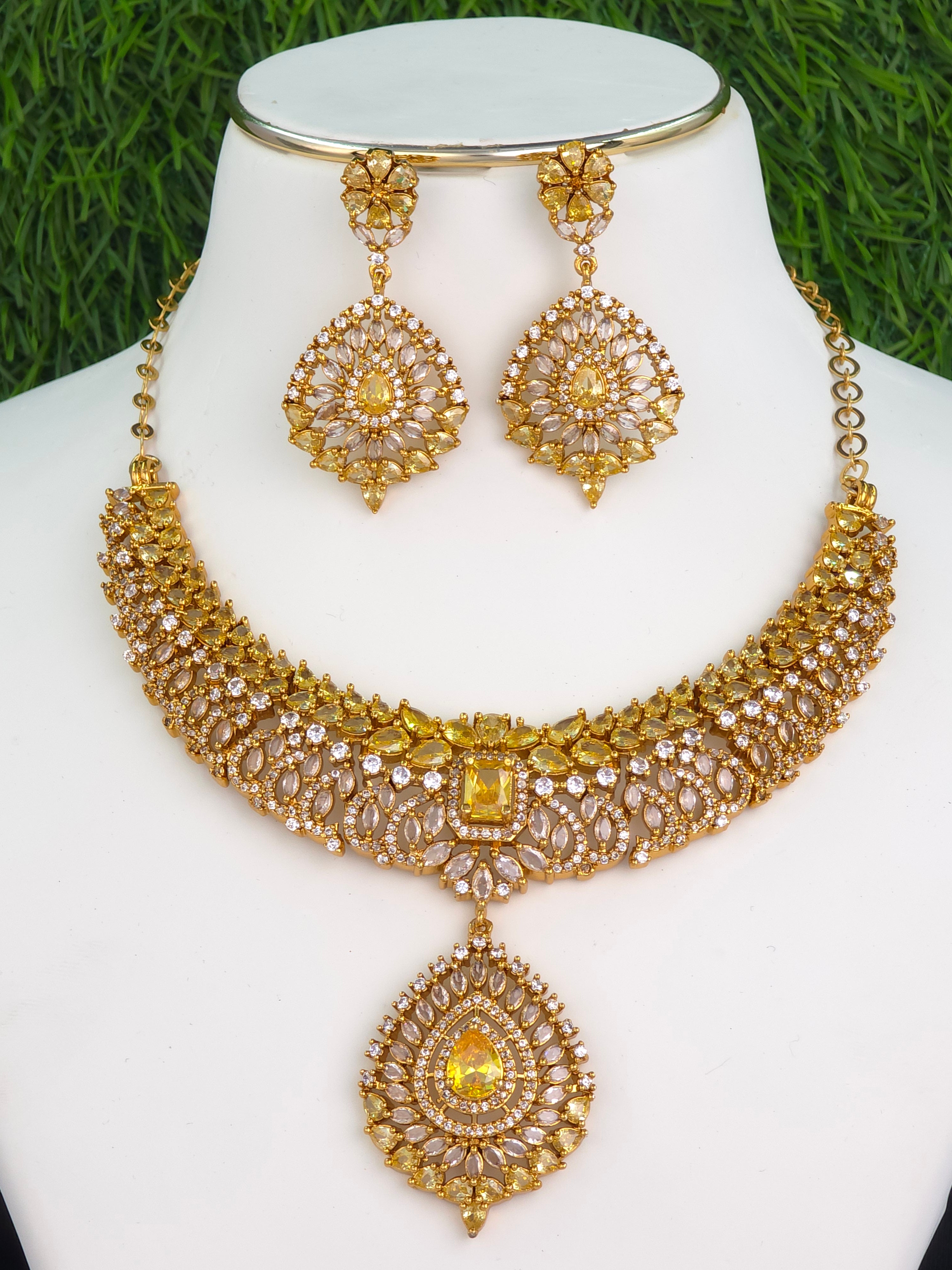 Matt finish cz Necklaces