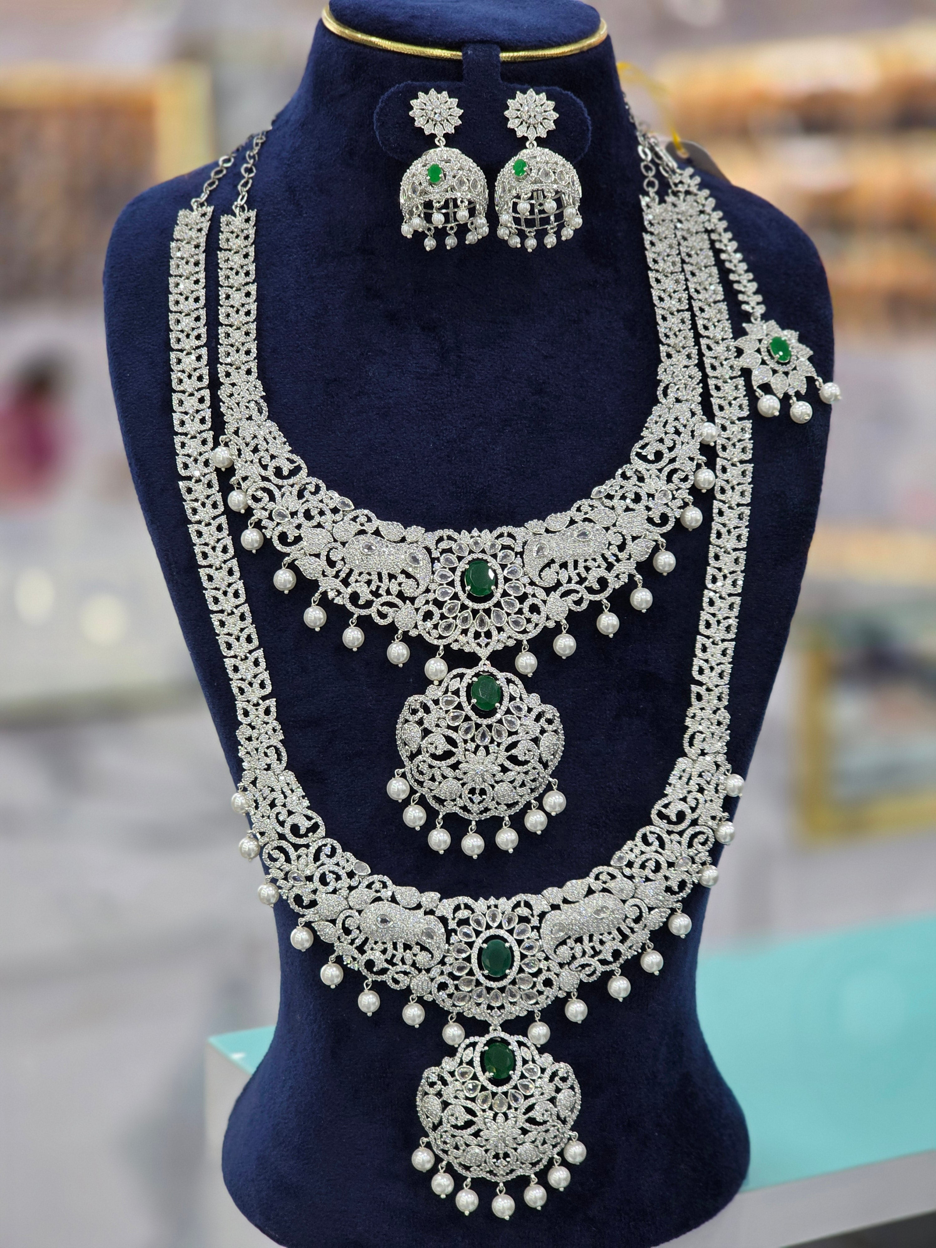 SLIVER BRIDAL COMBO SET
