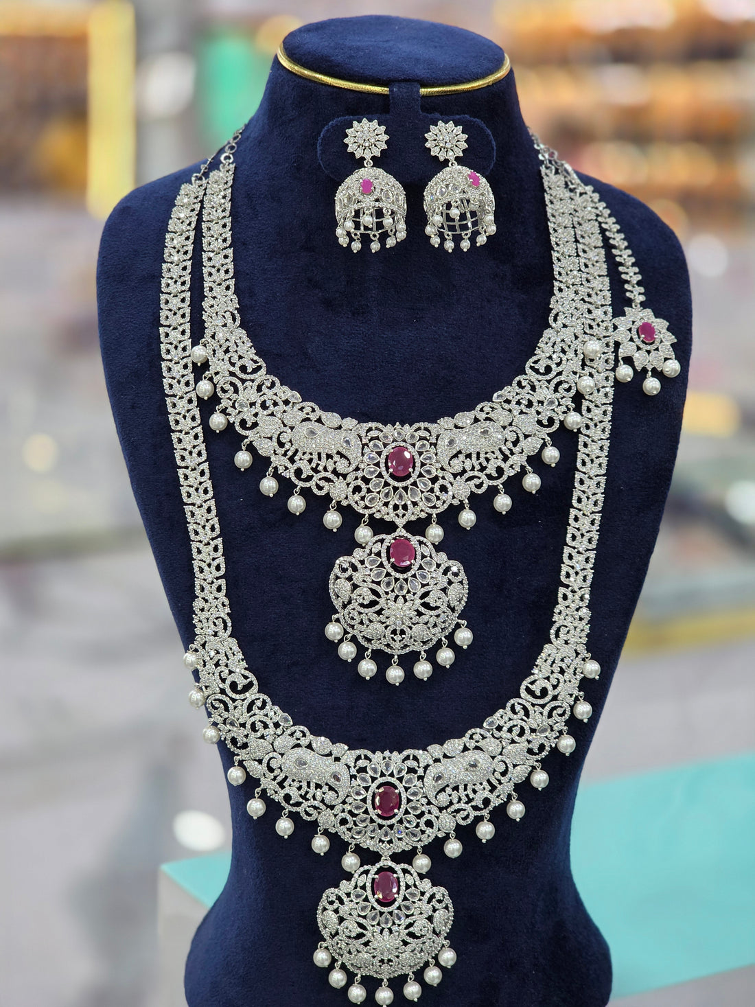 SLIVER BRIDAL COMBO SET