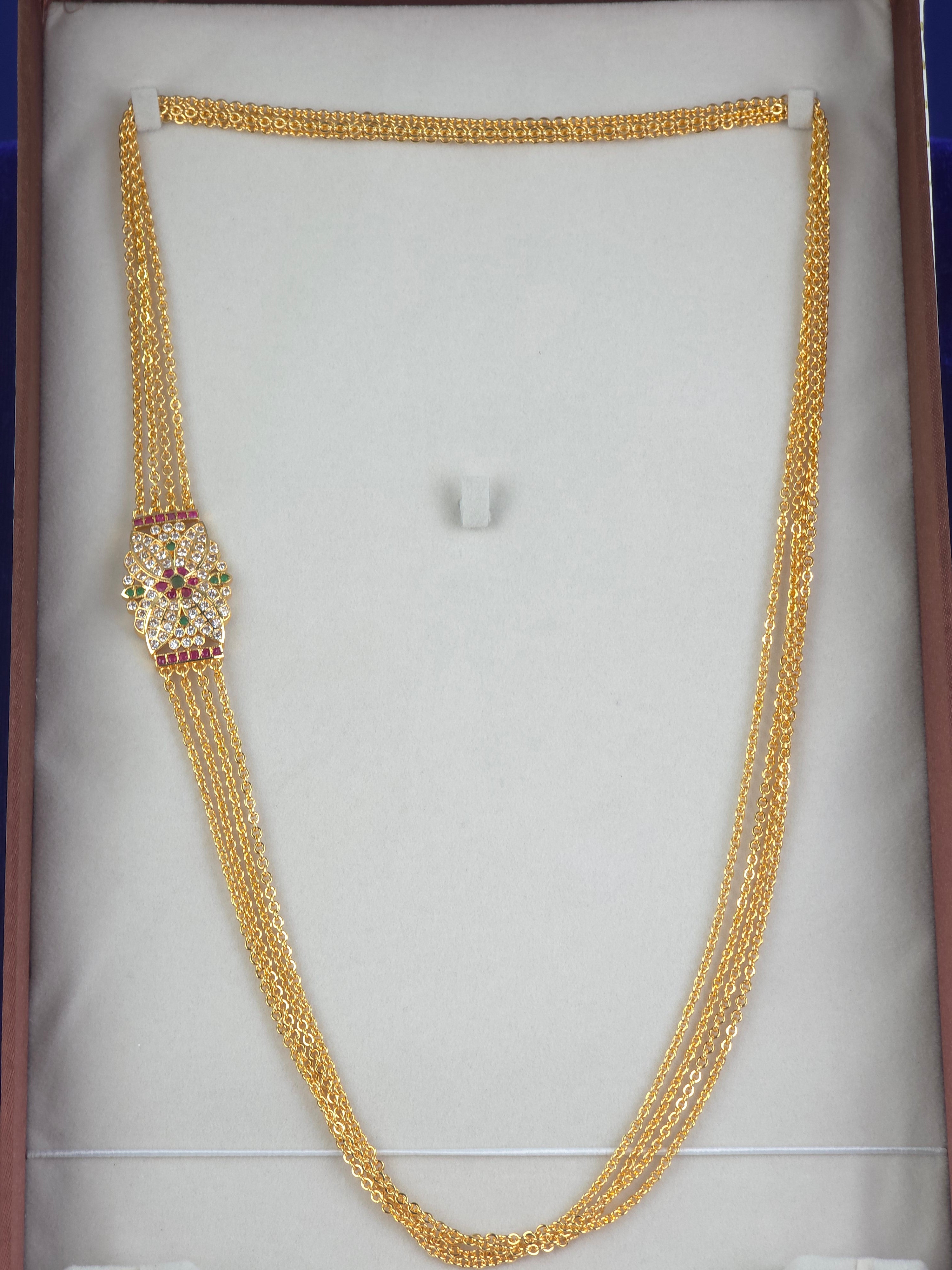 26 inches gold finish chandharam
