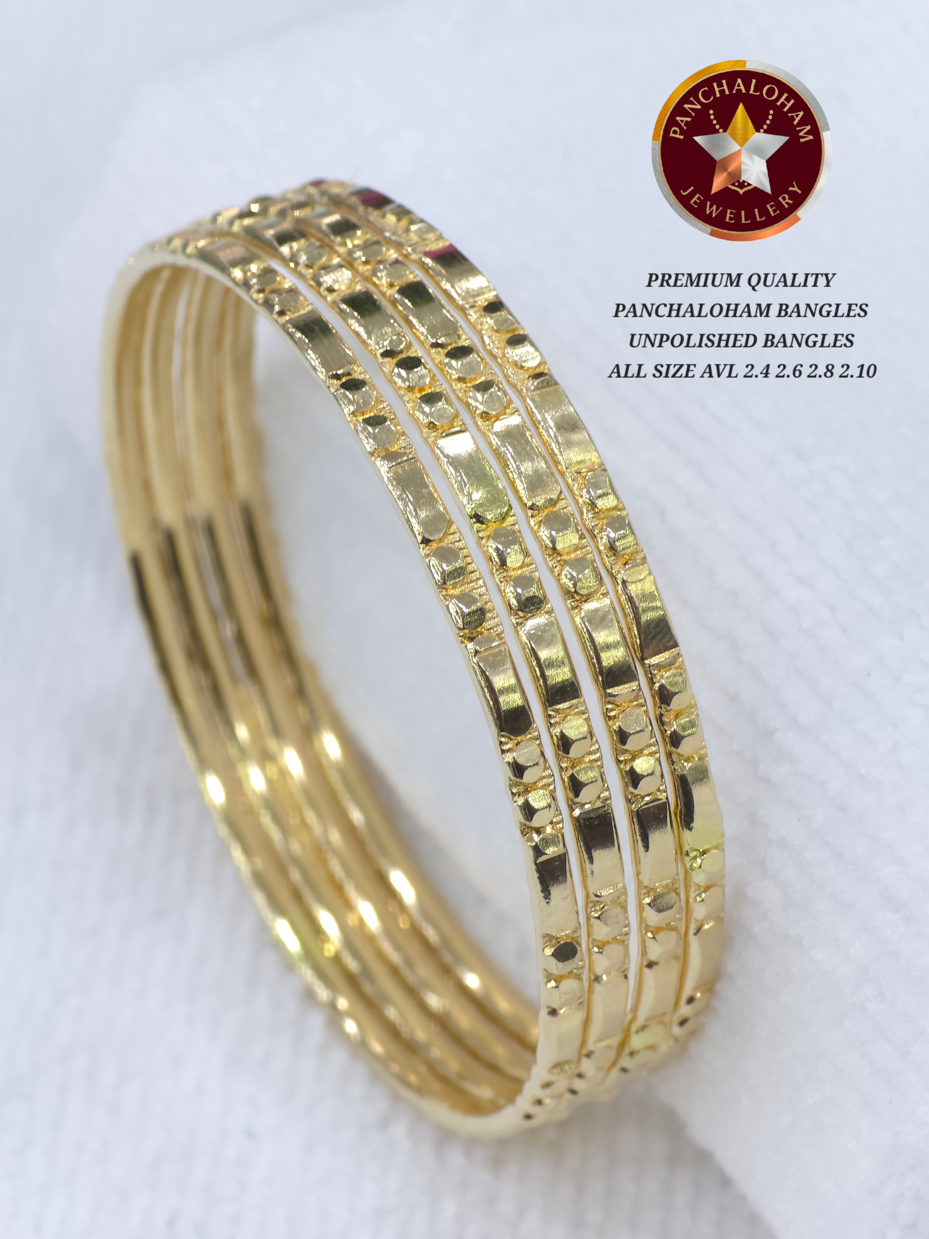 Panchaloham bangles All sizes 2.4 2.6 2.8 2.10