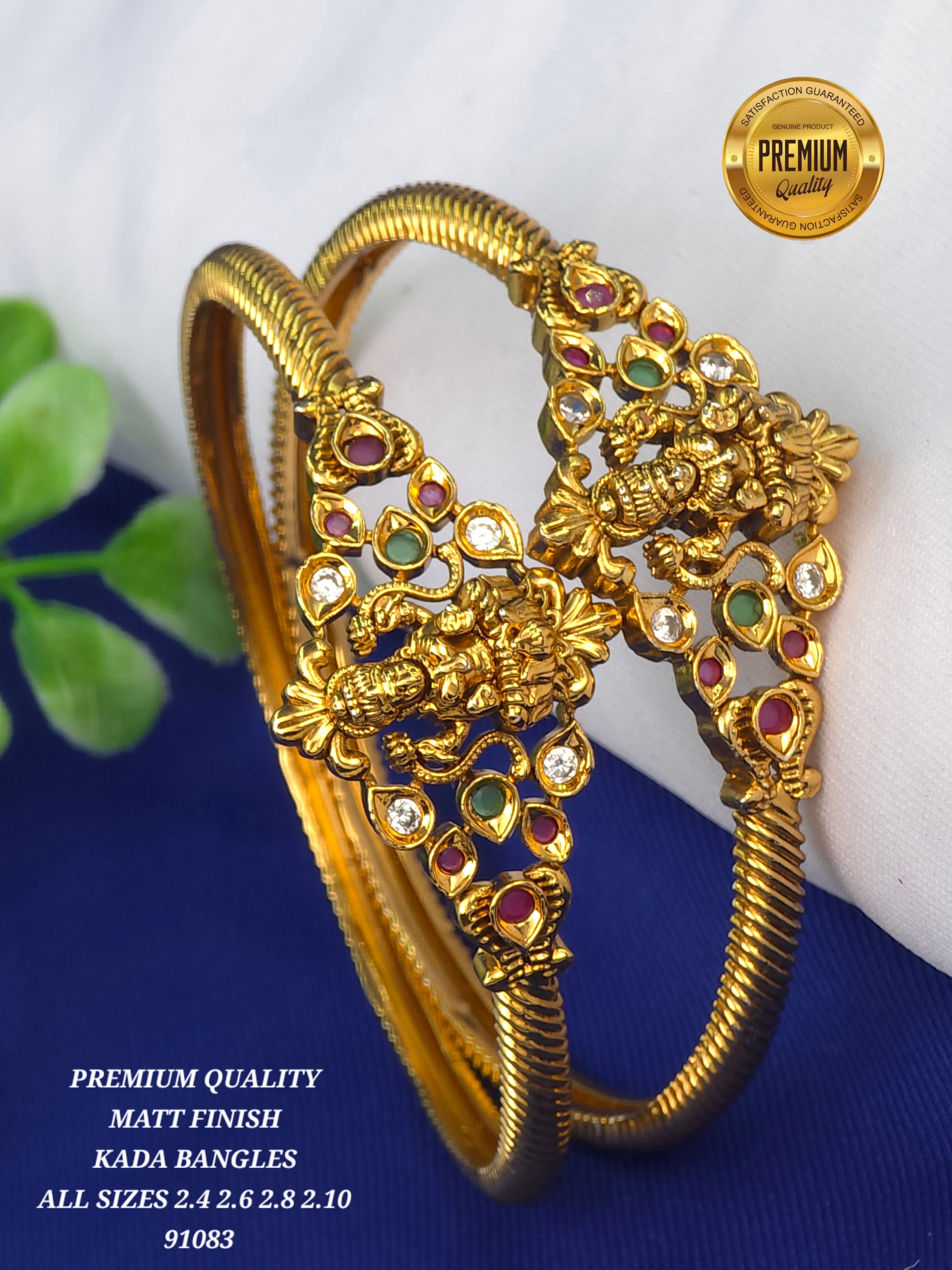 Matt finish kada bangles All sizes 2.4 2.6 2.8 2.10