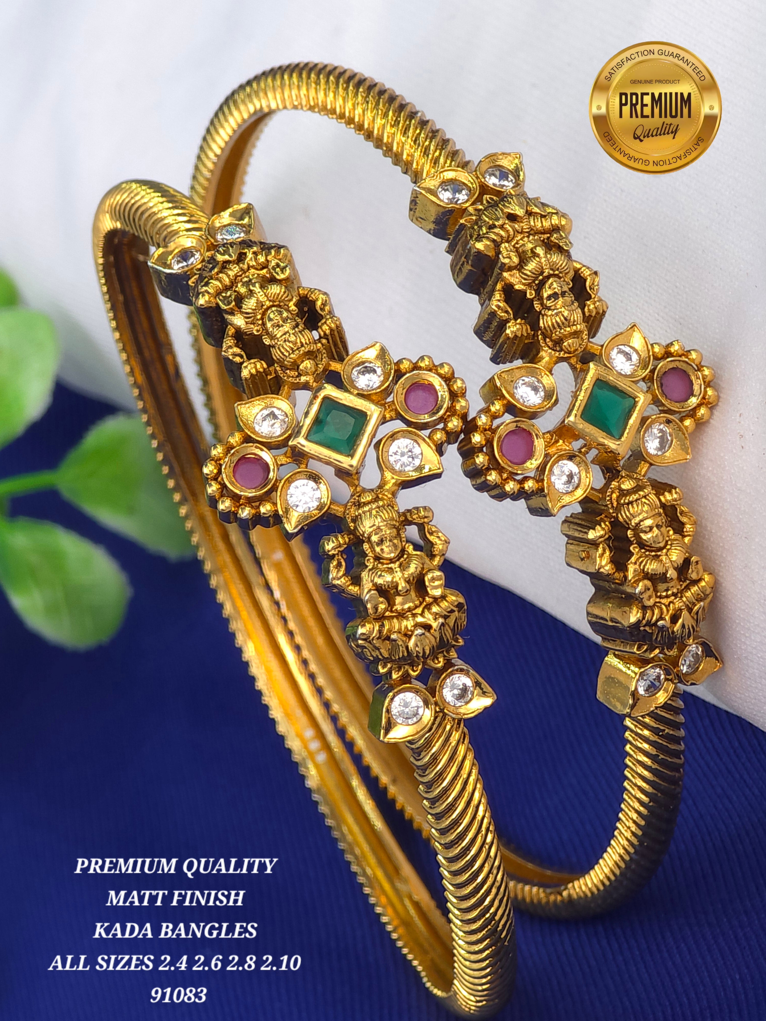 Matt finish kada bangles All sizes 2.4 2.6 2.8 2.10