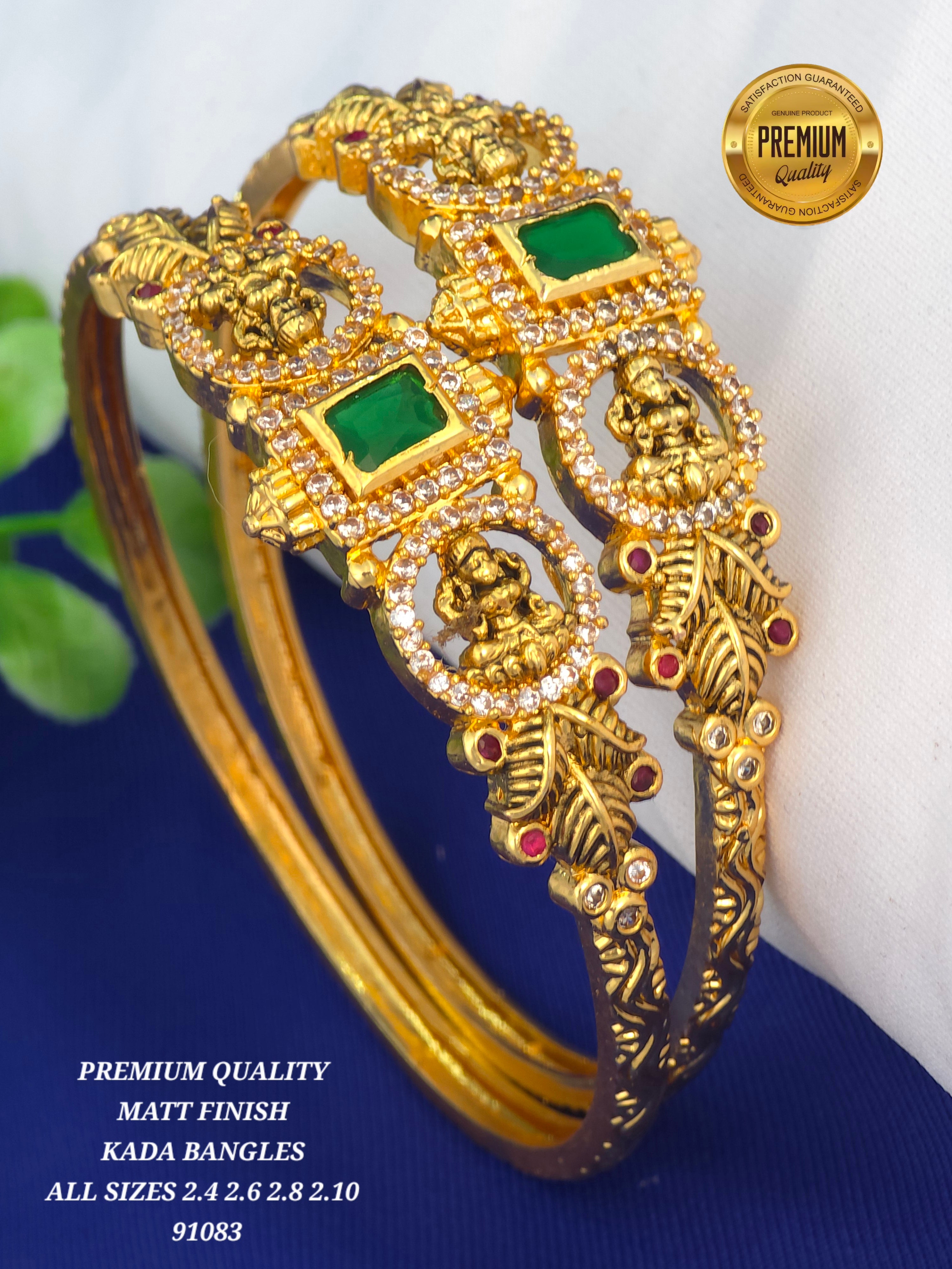 Matt finish kada bangles All sizes 2.4 2.6 2.8 2.10