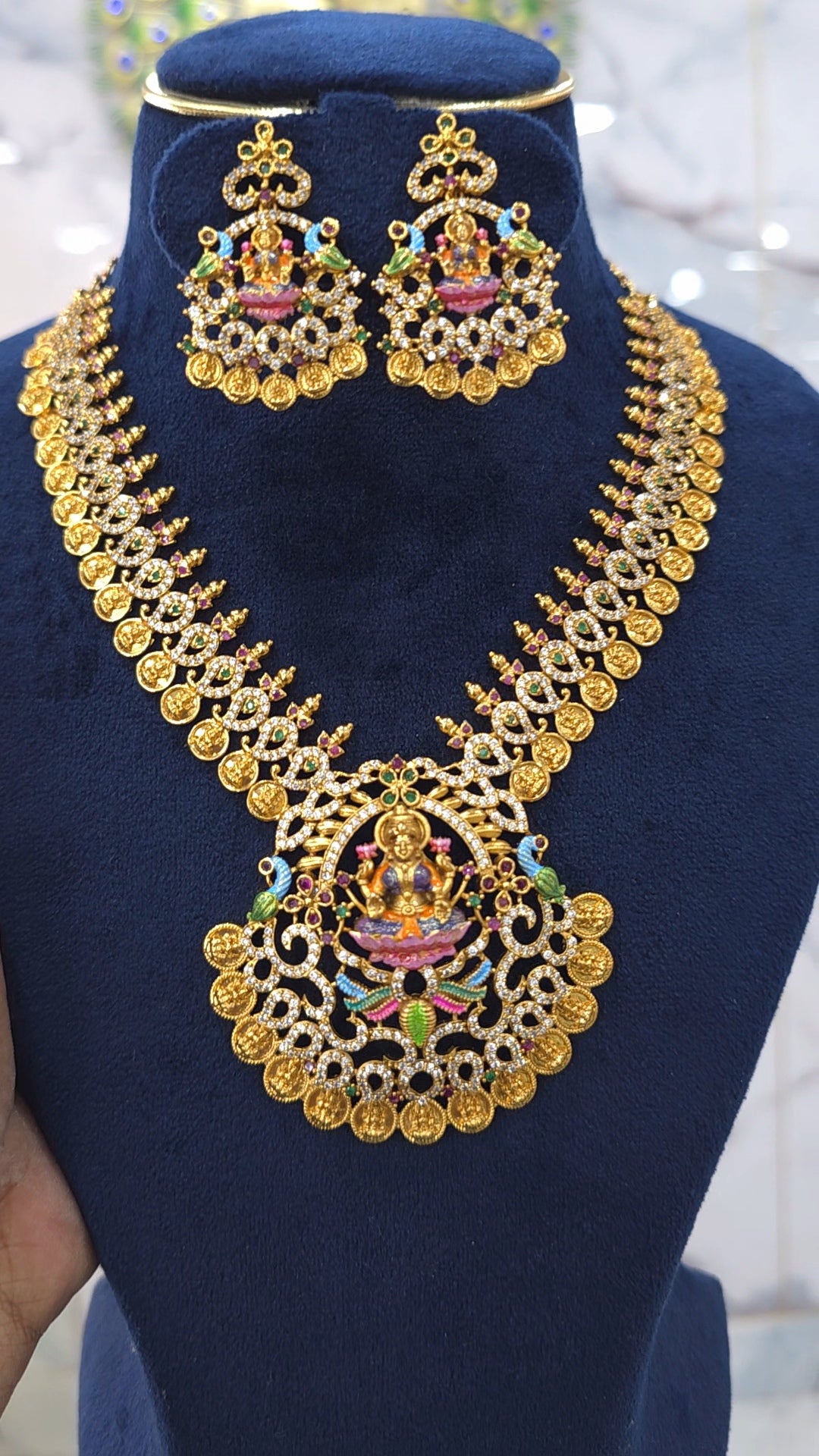 Minakari necklace