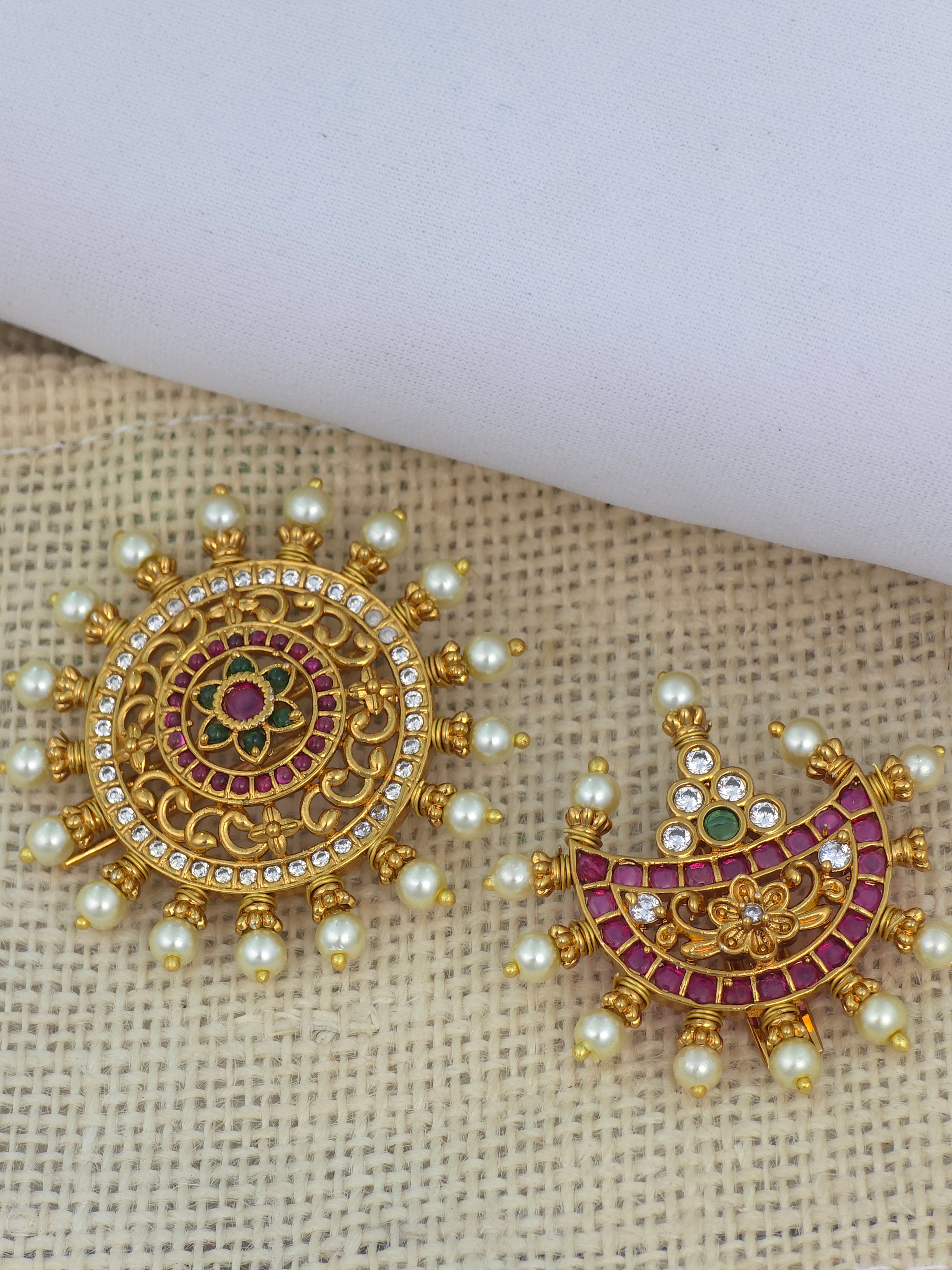 Surya Chandra hair pins