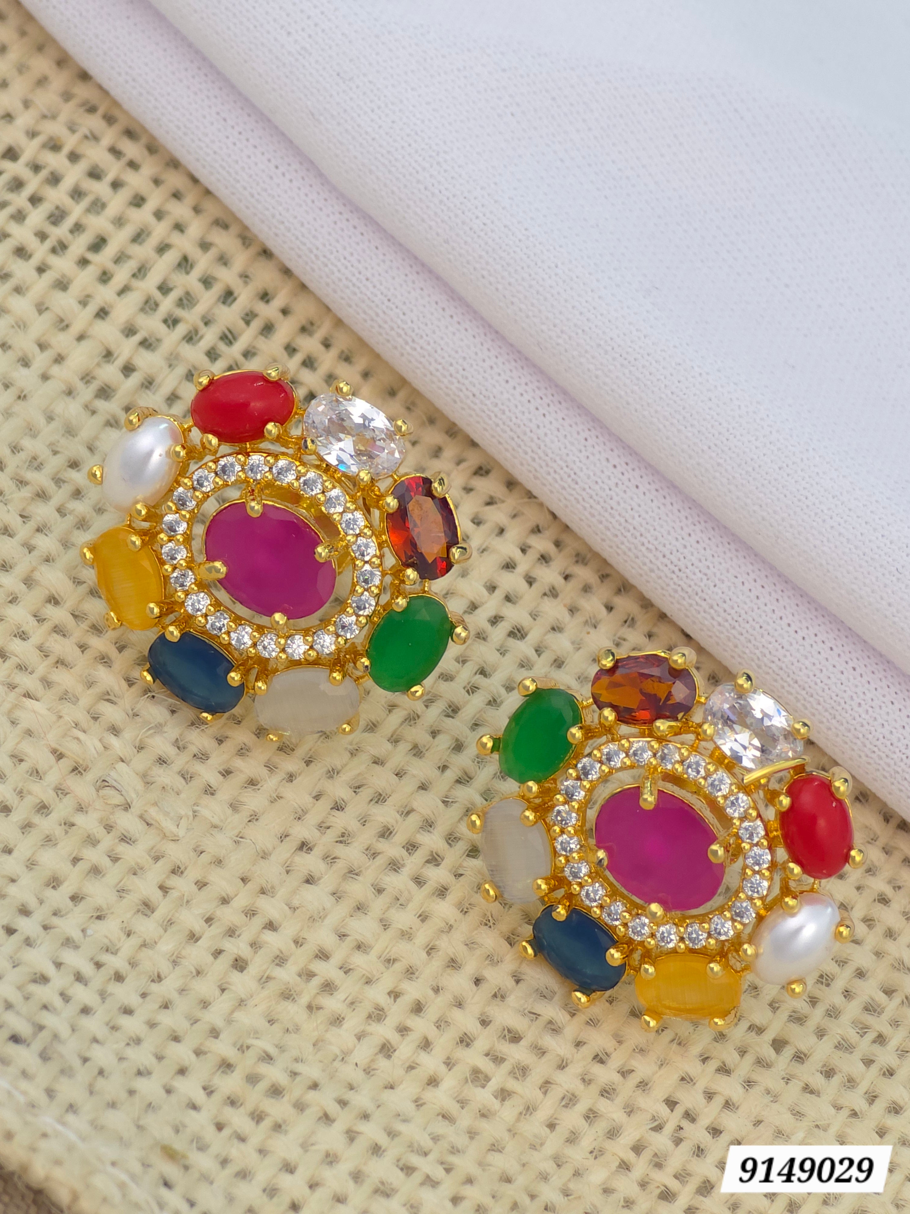 NAVARATNAM earing screw type