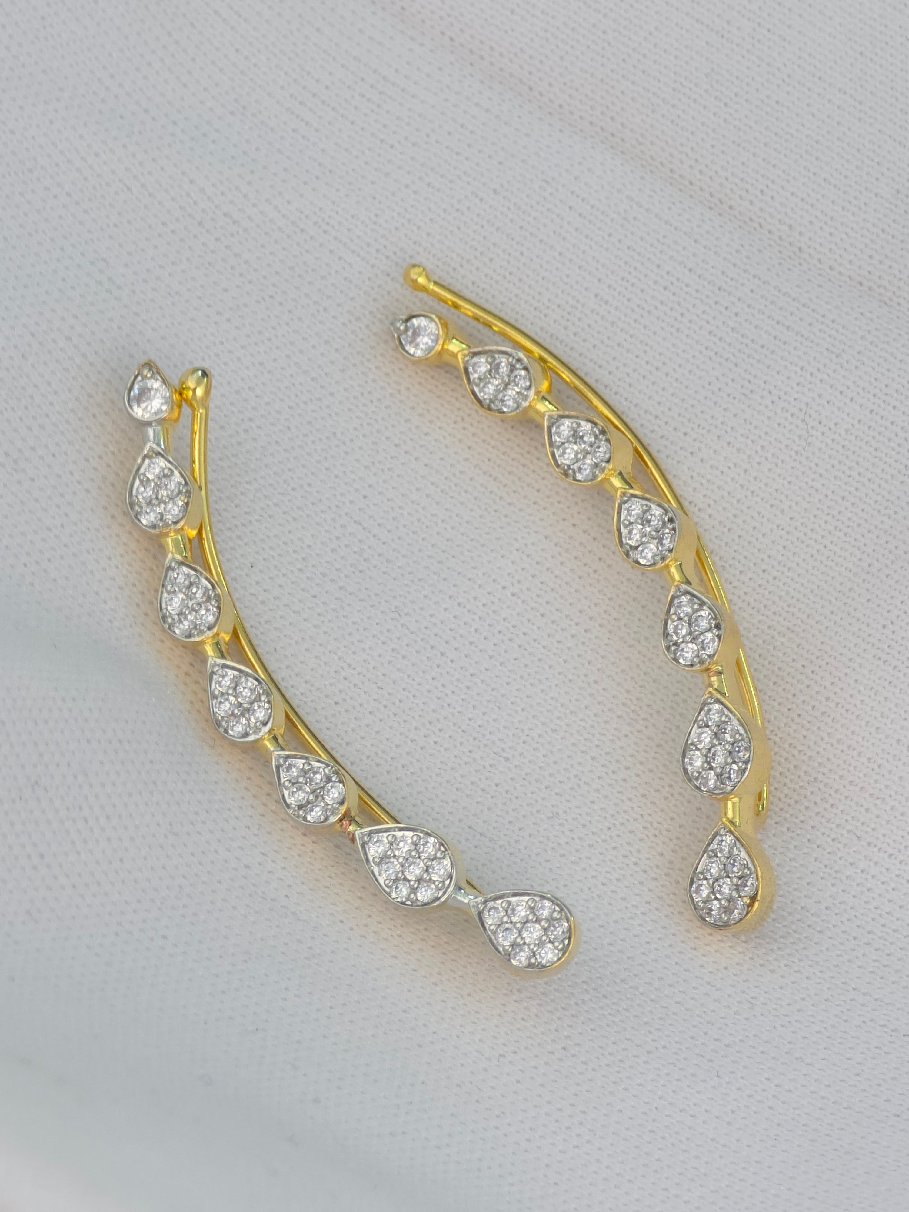 GJ Ear Cuffs Climber Hoop Earring