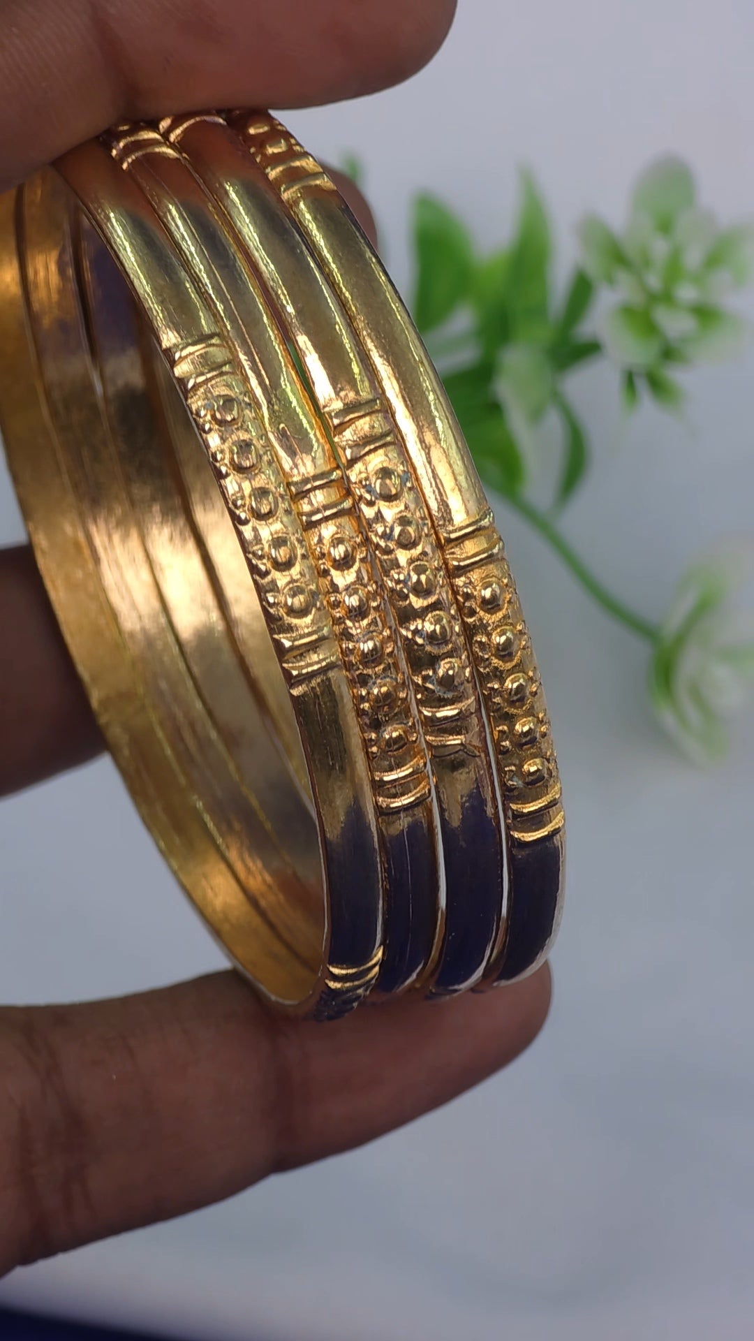 PURE panchaloham unpolished bangles All sizes 2.4 2.6 2.8 2.10
